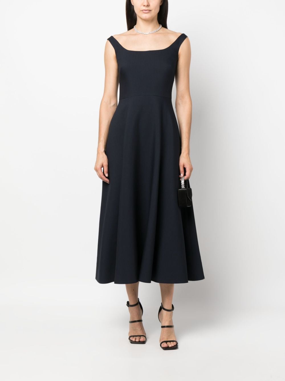 Valentino VALENTINO- Crepe Couture Midi Dress