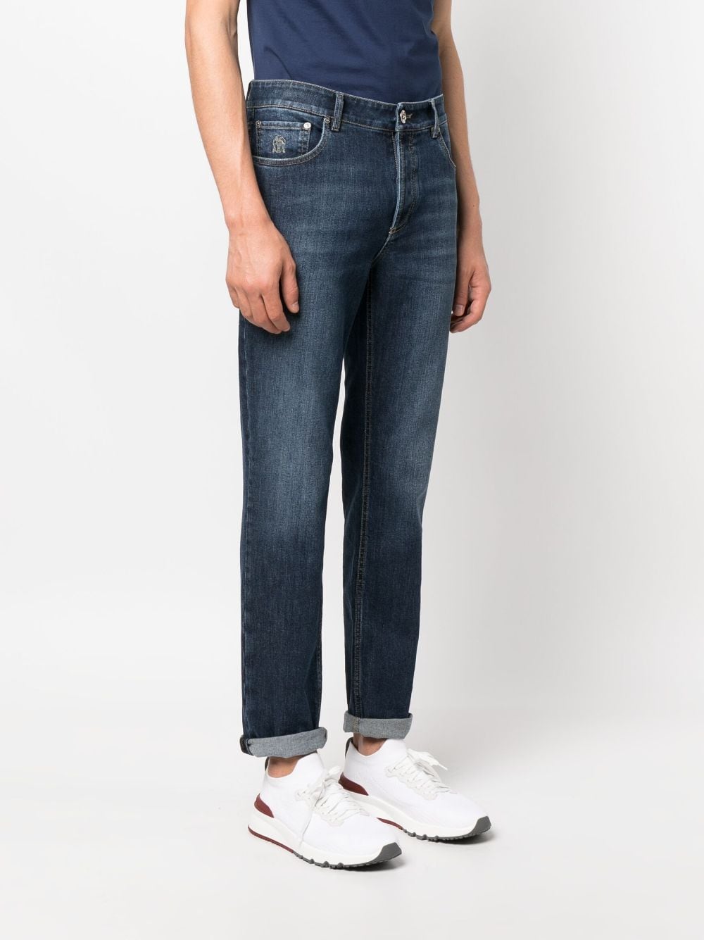 Brunello Cucinelli BRUNELLO CUCINELLI- Denim Cotton Jeans