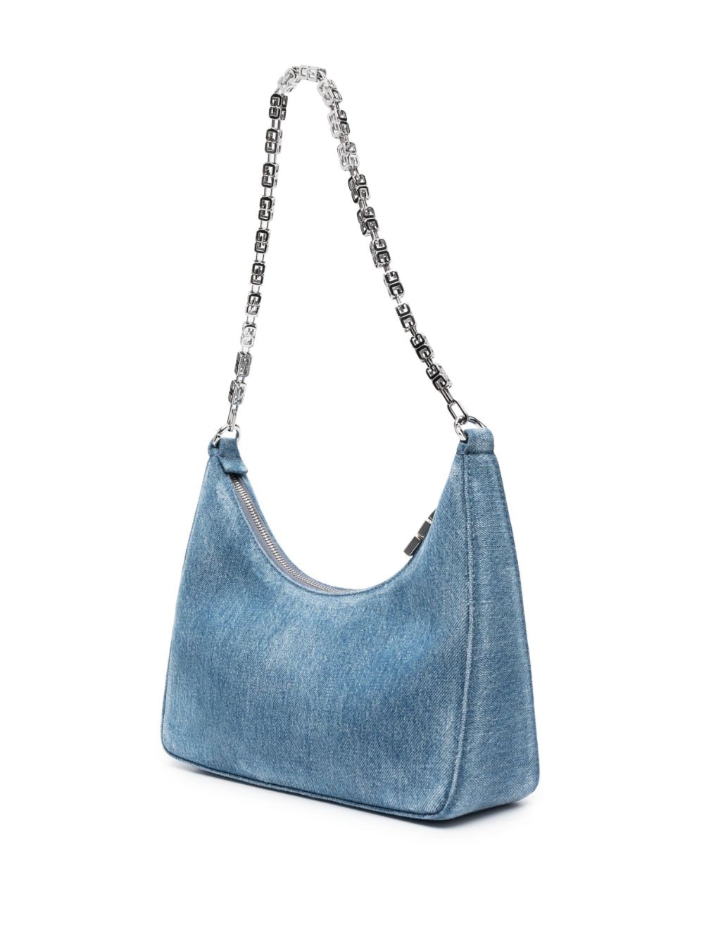 Givenchy GIVENCHY- Moon Cut Out Small Denim Shoulder Bag