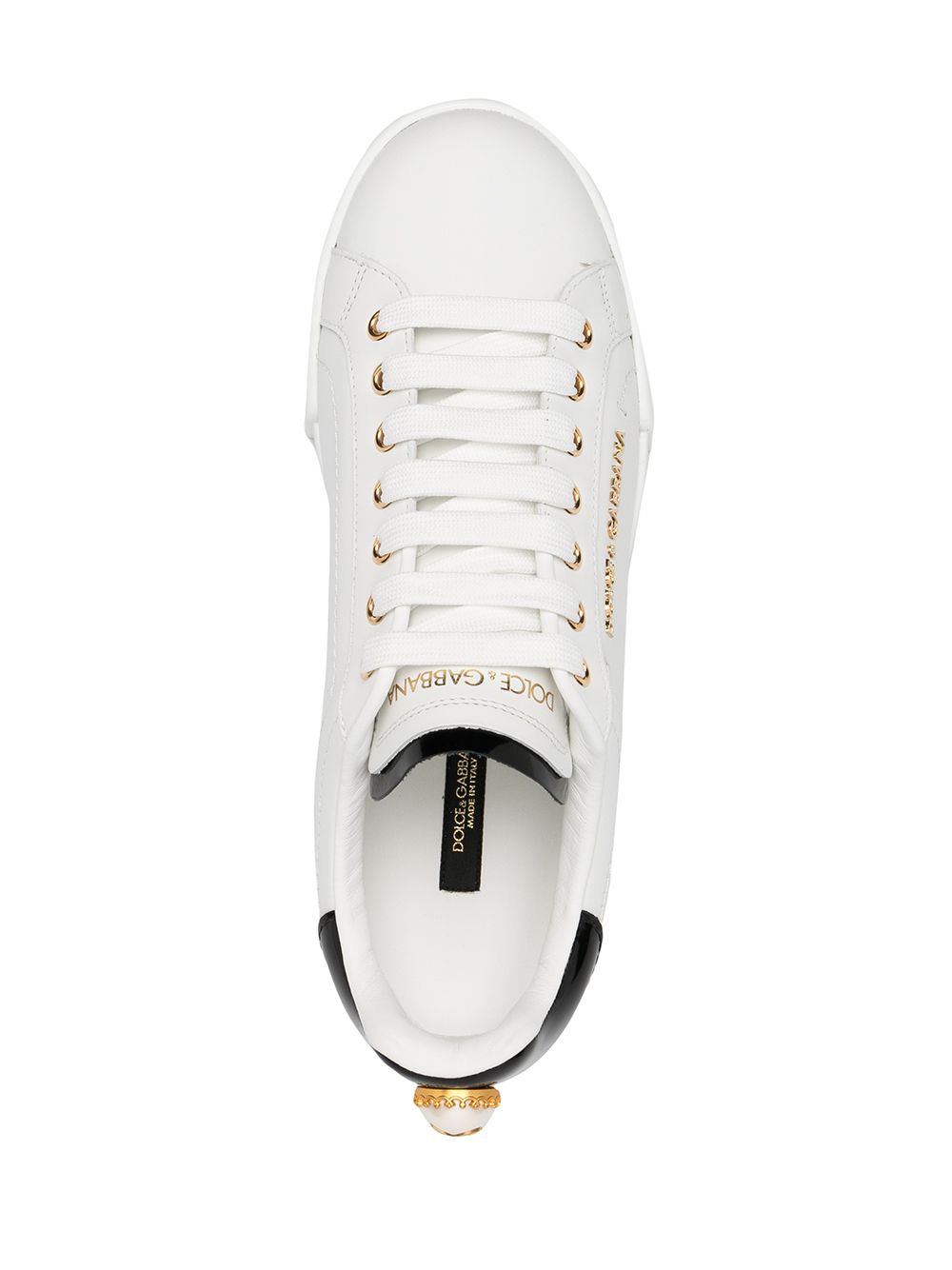 Dolce & Gabbana DOLCE & GABBANA- Portofino Leather Sneakers