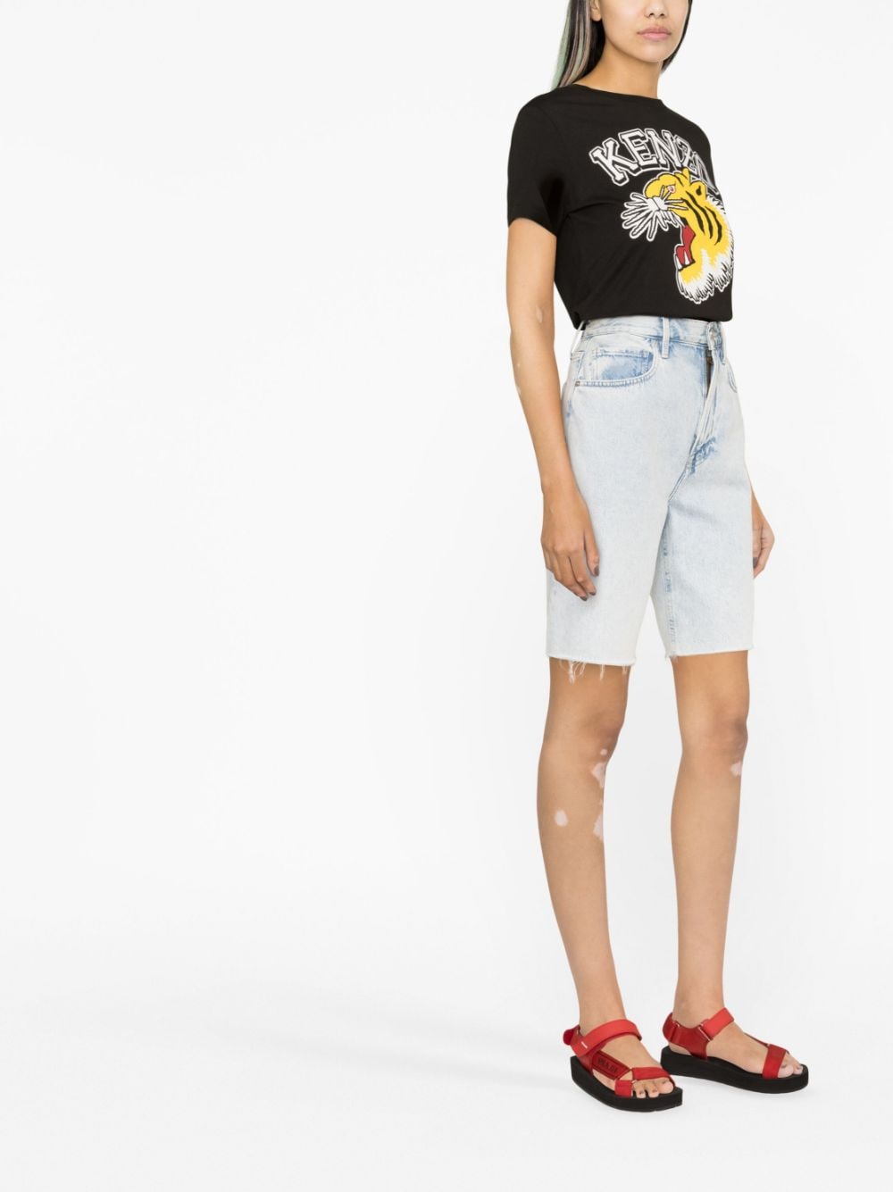 Kenzo KENZO- Tiger Varsity Cotton T-shirt