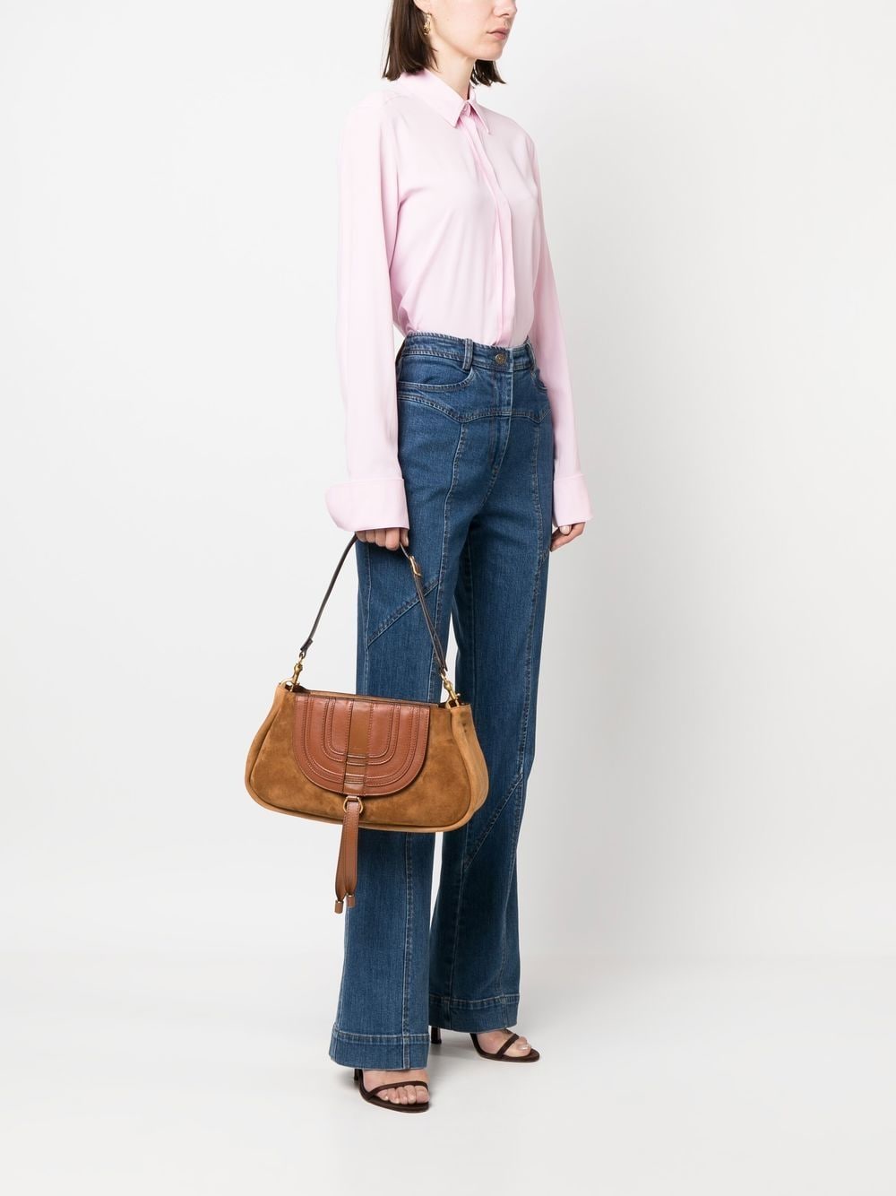 Chloé CHLOÉ- Marcie Leather Shoulder Bag