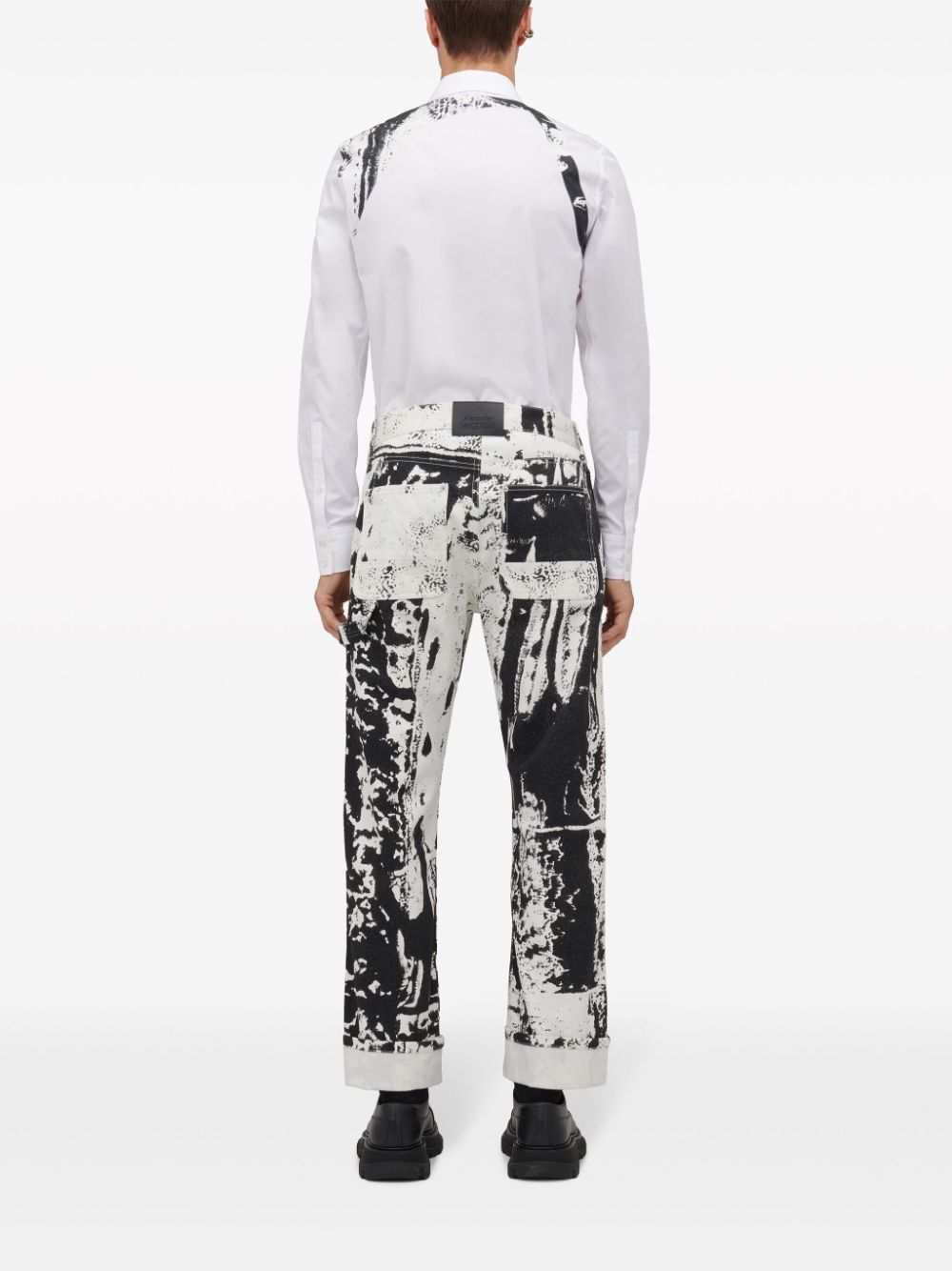 Alexander McQueen ALEXANDER MCQUEEN- Printed Harness Shirt