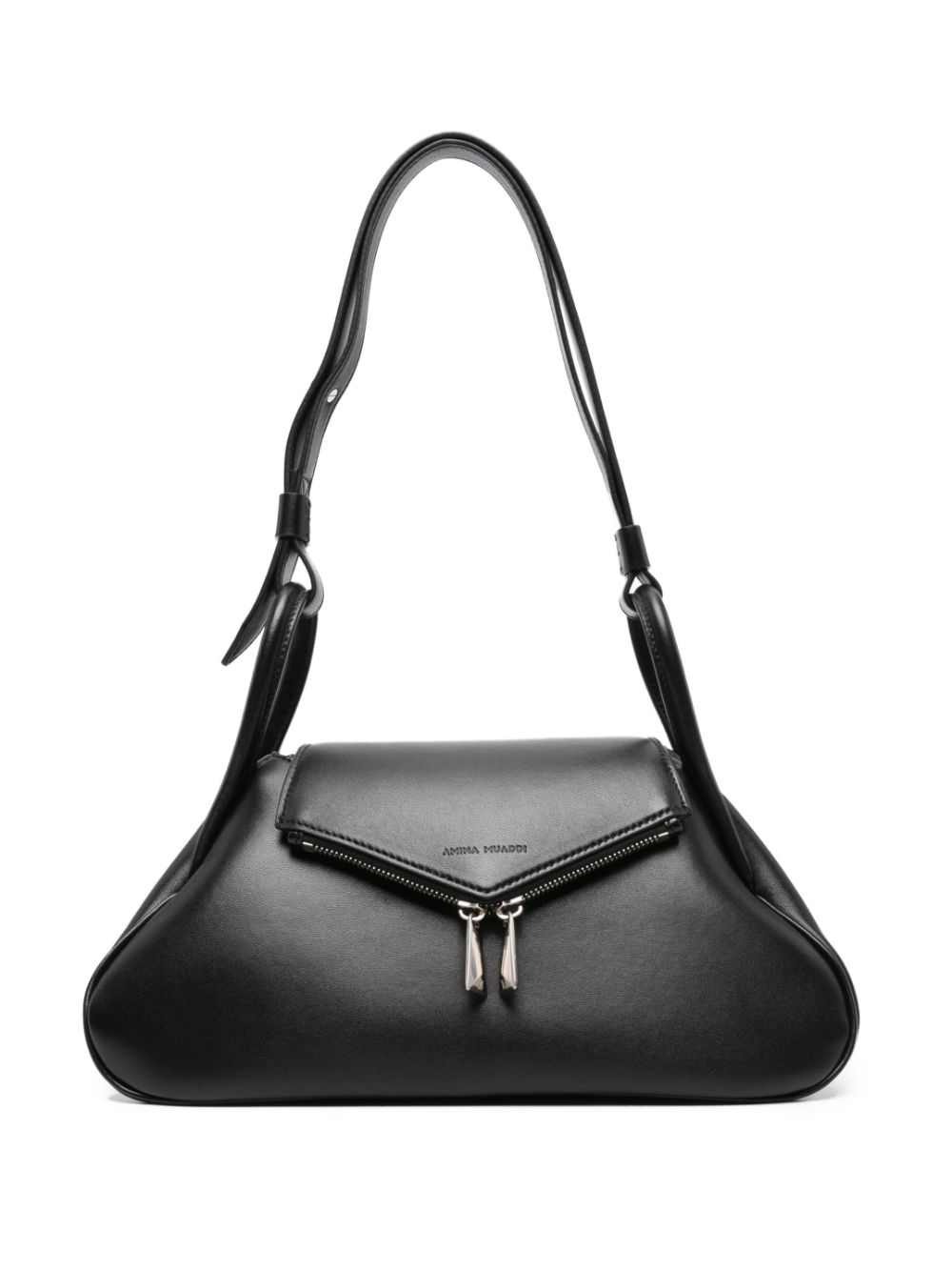 Amina Muaddi AMINA MUADDI- Gemini Leather Shoulder Bag