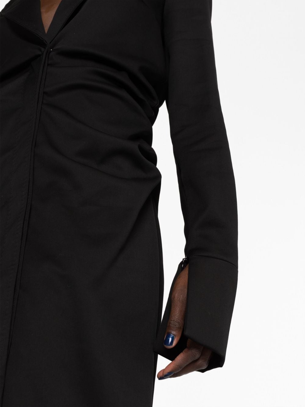 Tom Ford TOM FORD- Cotton Gathered Tailored Dress