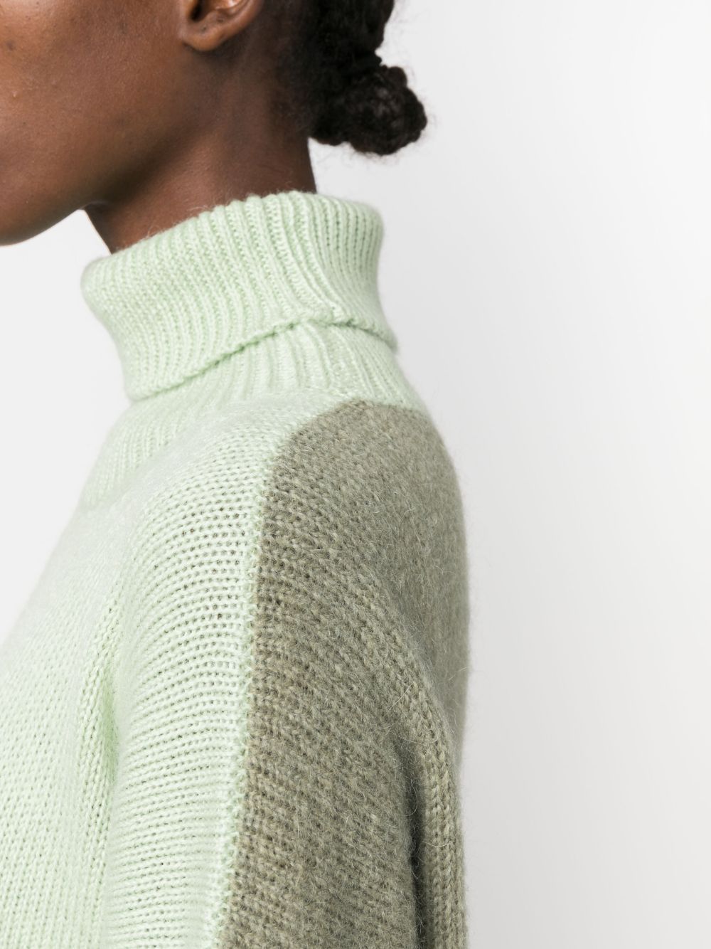 Alysi ALYSI- Mohair Wool Turtleneck Sweater