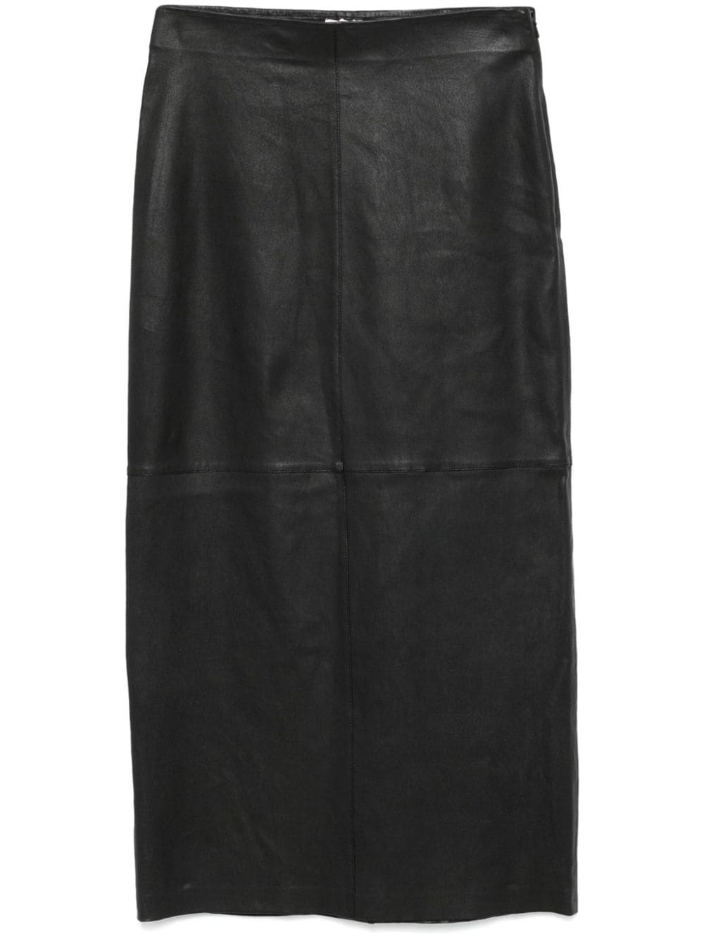 Alysi ALYSI- Leather Midi Skirt