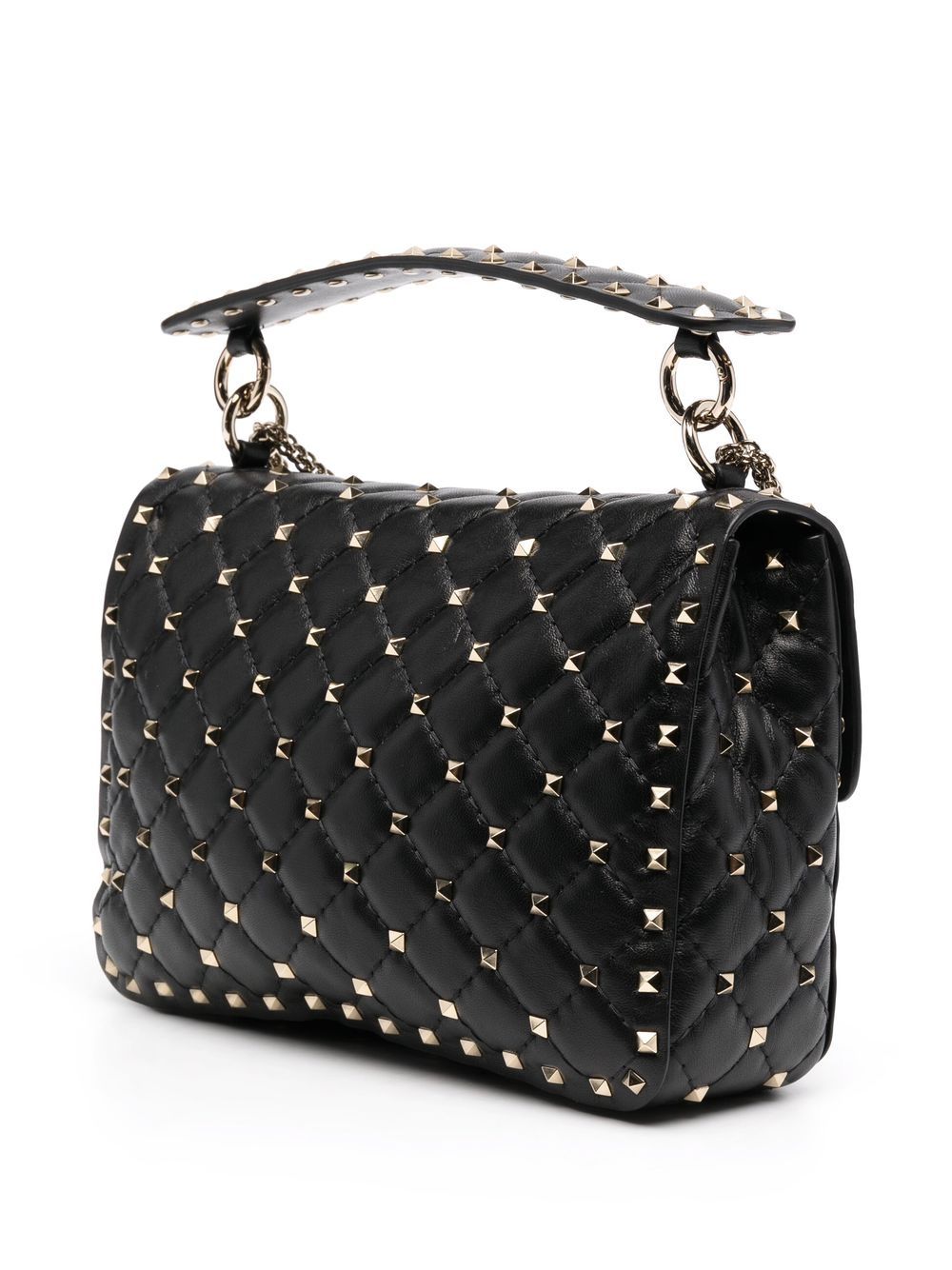 VALENTINO GARAVANI VALENTINO GARAVANI- Rockstud Spike Medium Leather Shoulder Bag