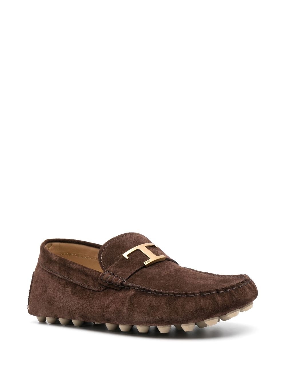 Tod's TOD'S- Gommino Bubble T Timeless Nubuck Driving Shoes