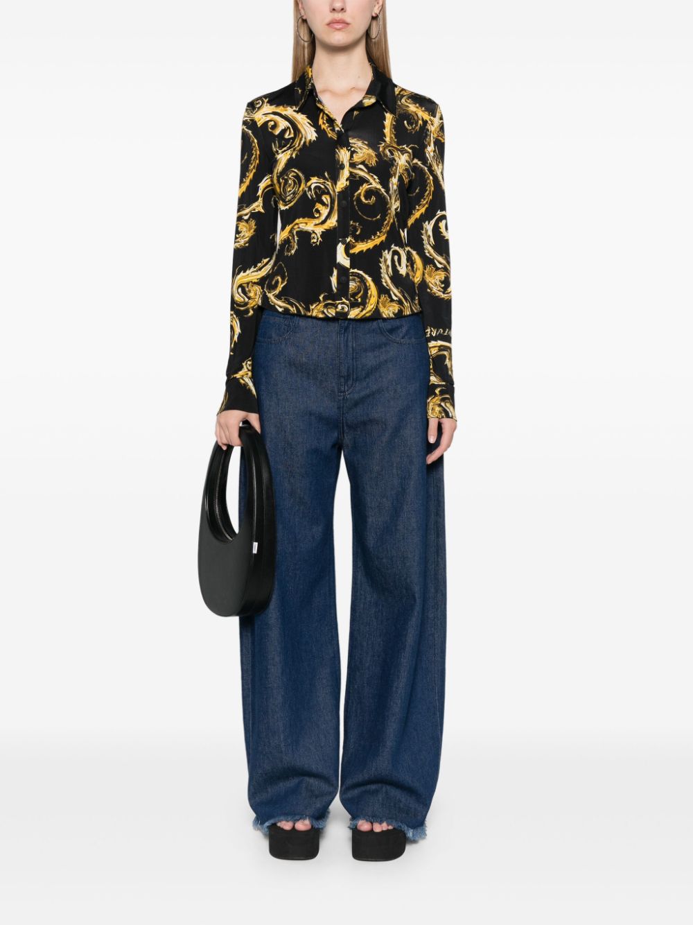 Versace Jeans Couture VERSACE JEANS COUTURE- Organzino Shirt