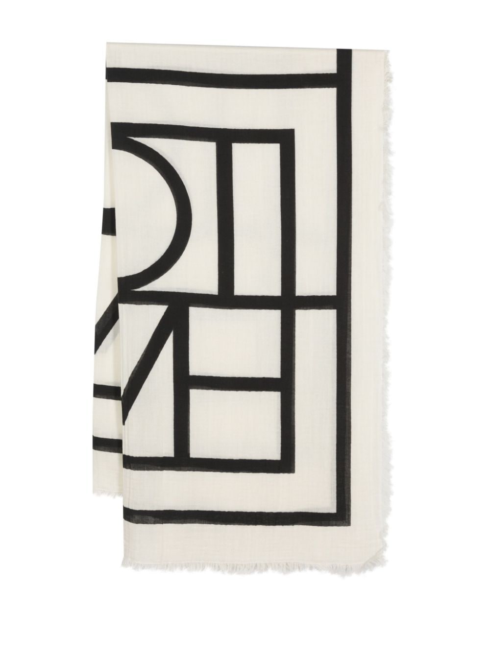 Toteme TOTEME- Monogram Organic Cotton Sarong