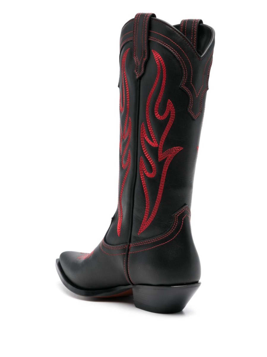 Sonora SONORA- Embroidered Suede Western Boots