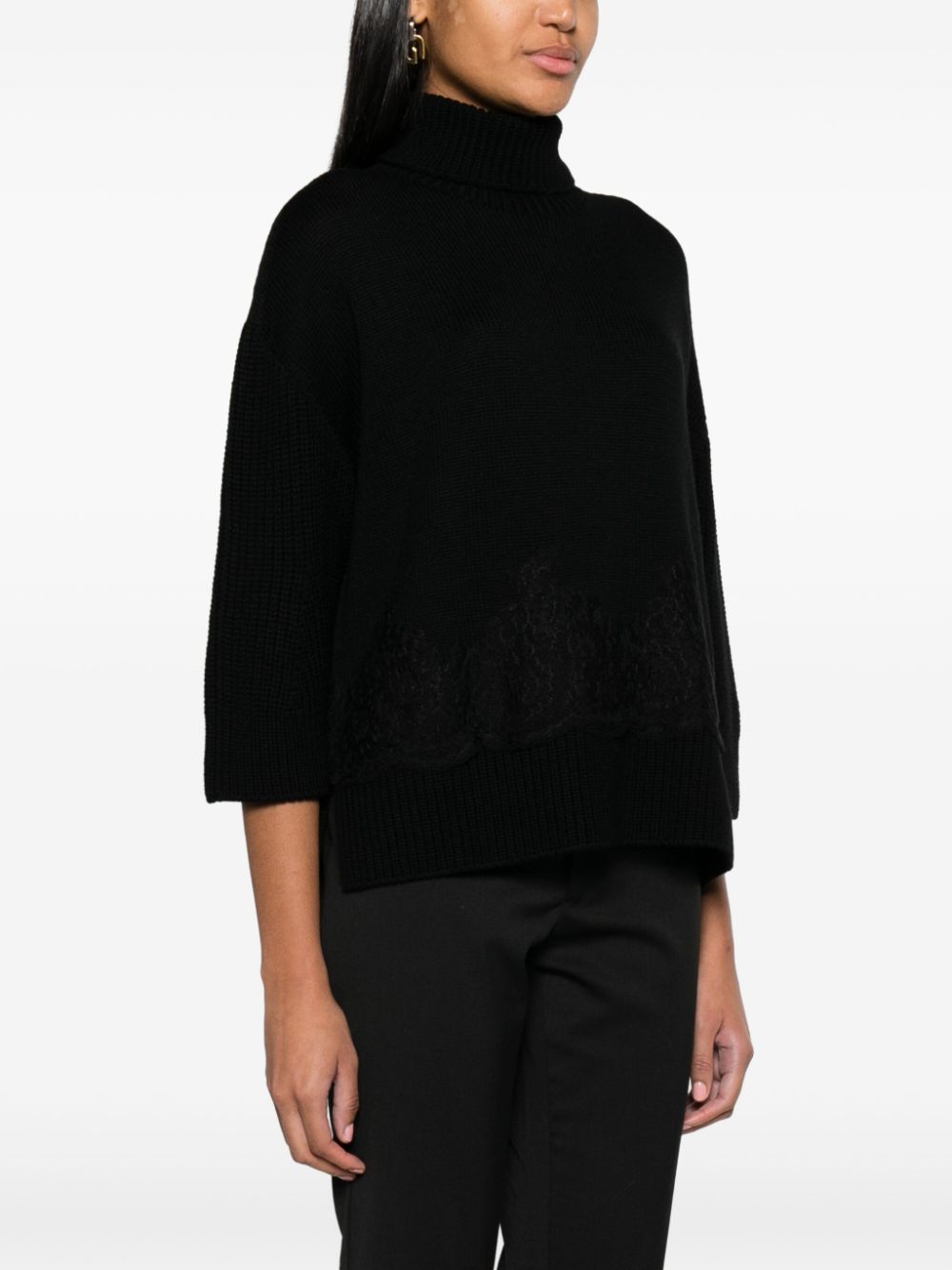 Ermanno ERMANNO- Wool Turtle-neck Jumper