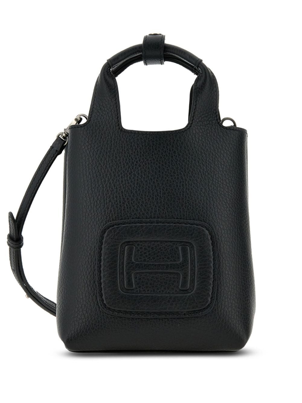 Hogan HOGAN- H-bag Mini Leather Tote Bag