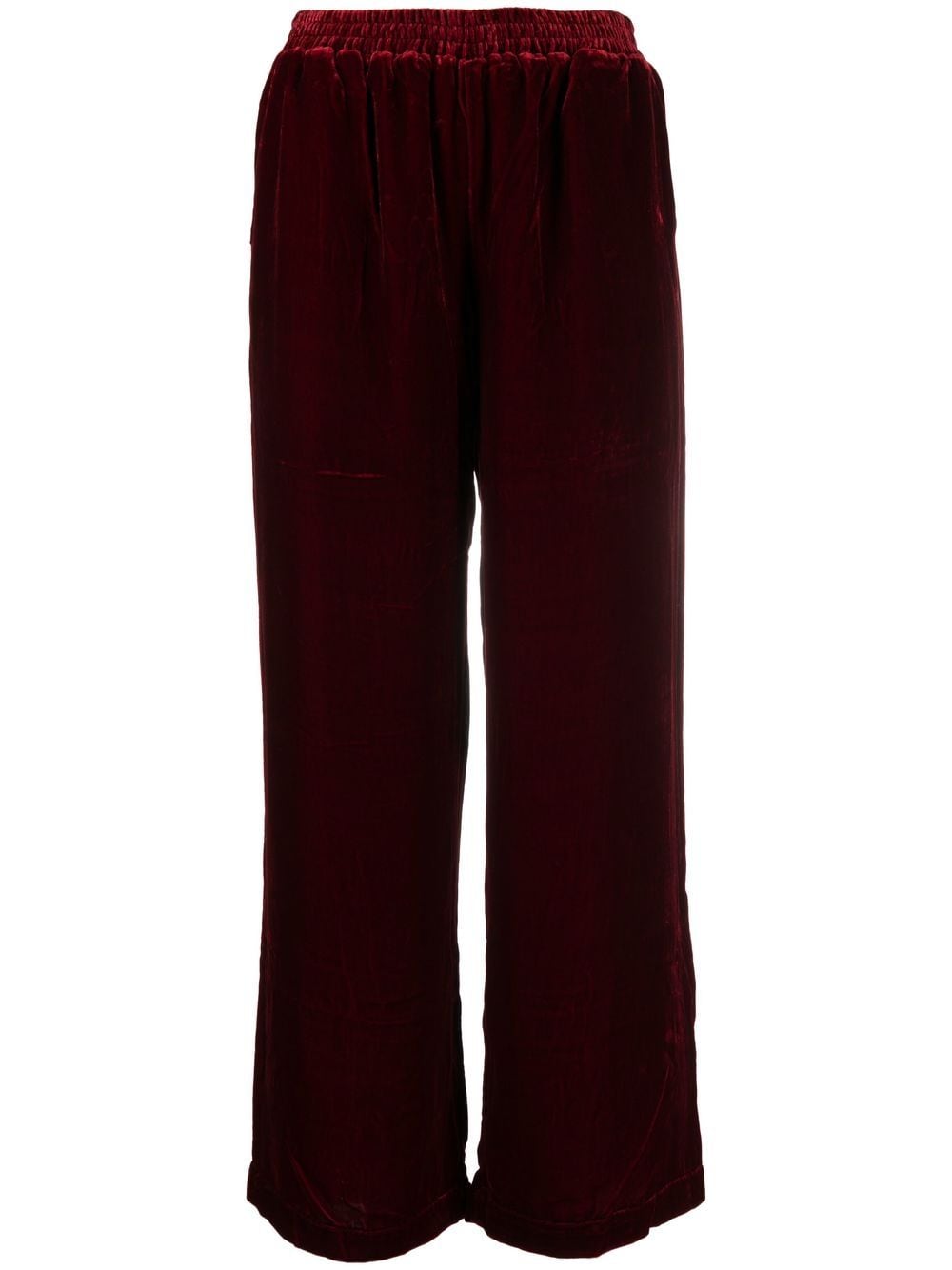 Goldhawk GOLDHAWK- Velvet Wide-leg Trousers