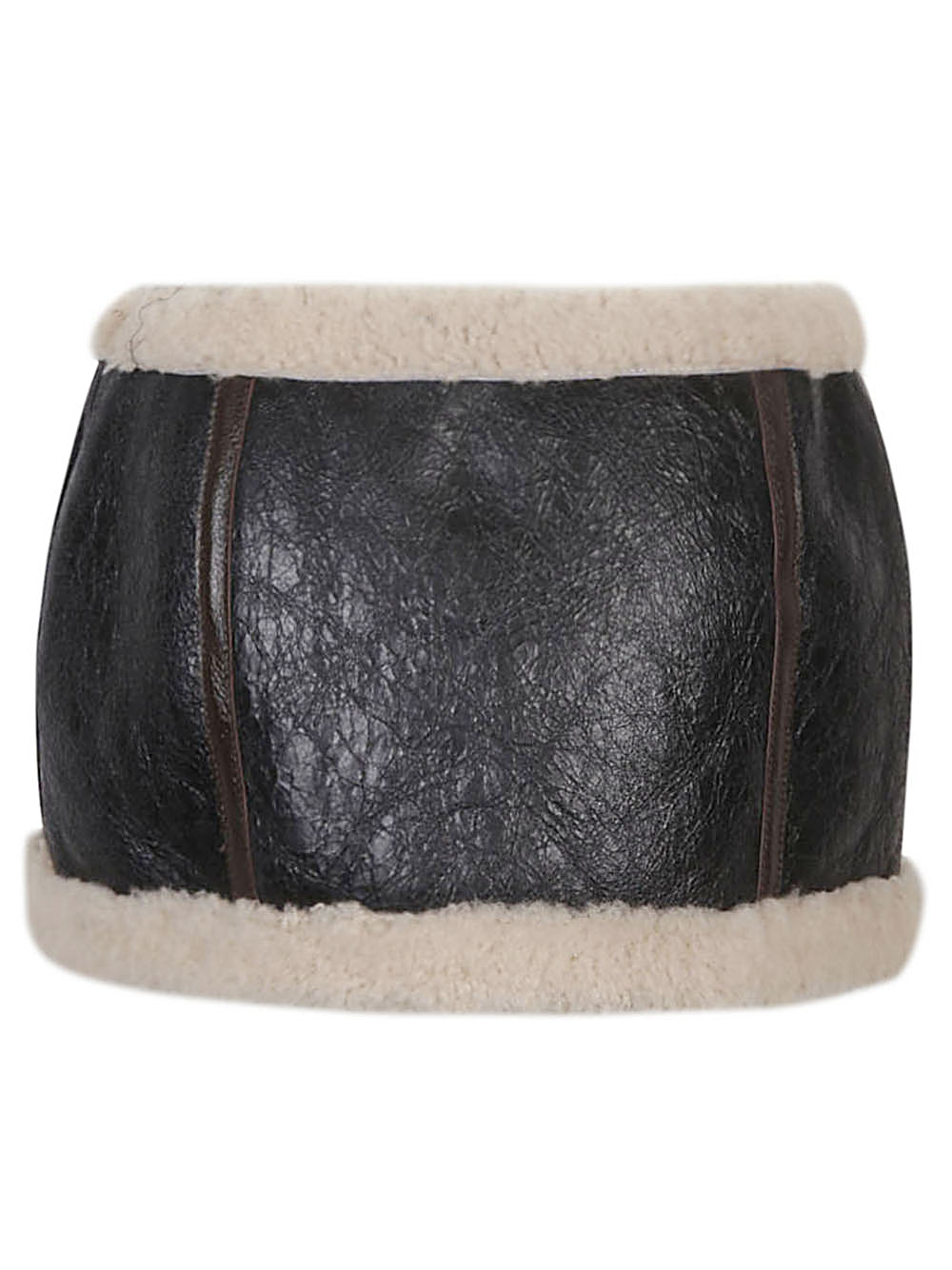 Blumarine BLUMARINE- Leather Miniskirt