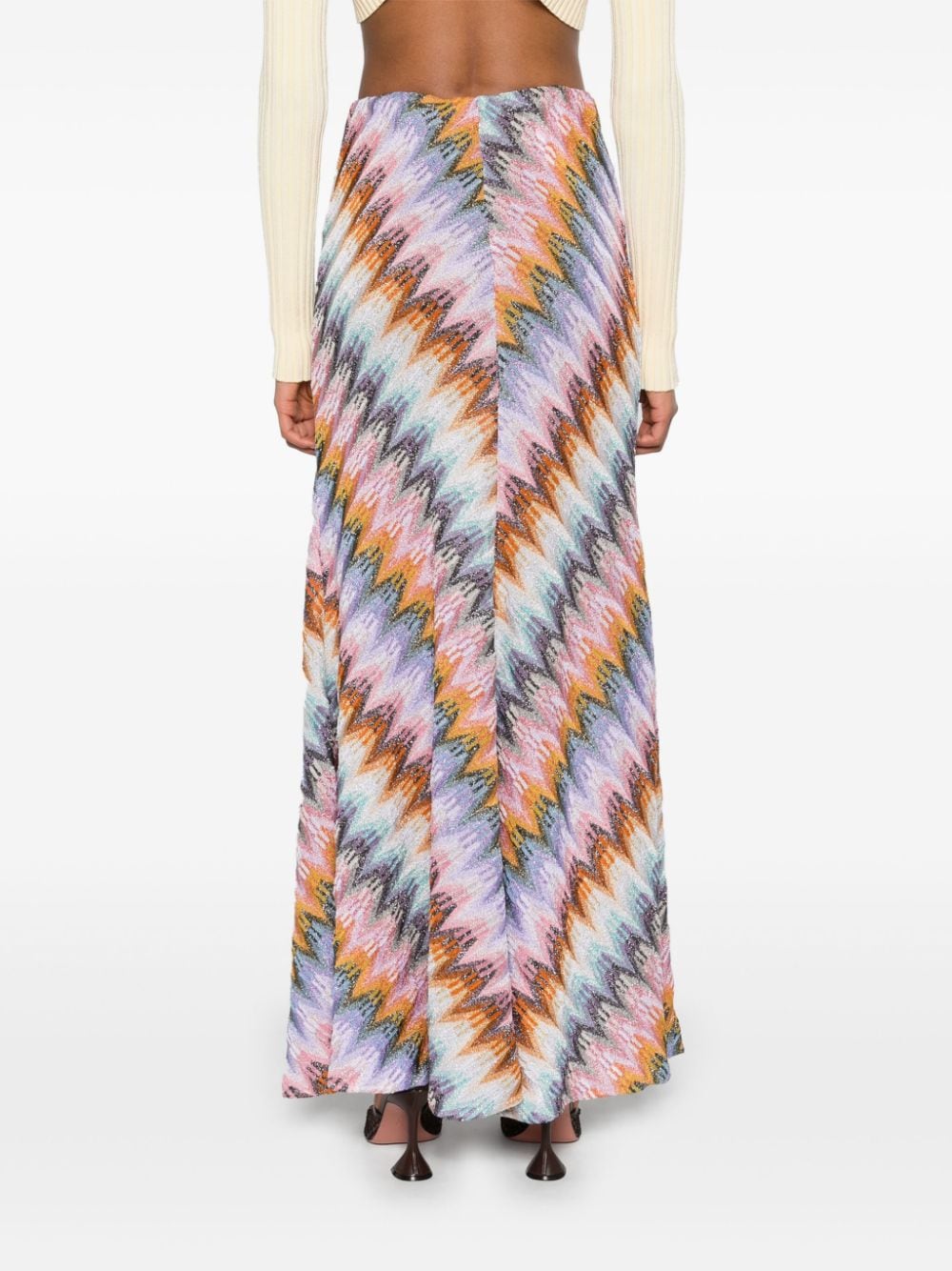 Missoni MISSONI- Zigzag Pattern Long Skirt