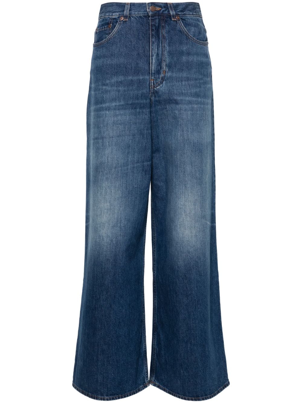 Chloé CHLOÉ- Organic Cotton Wide Leg Denim Jeans