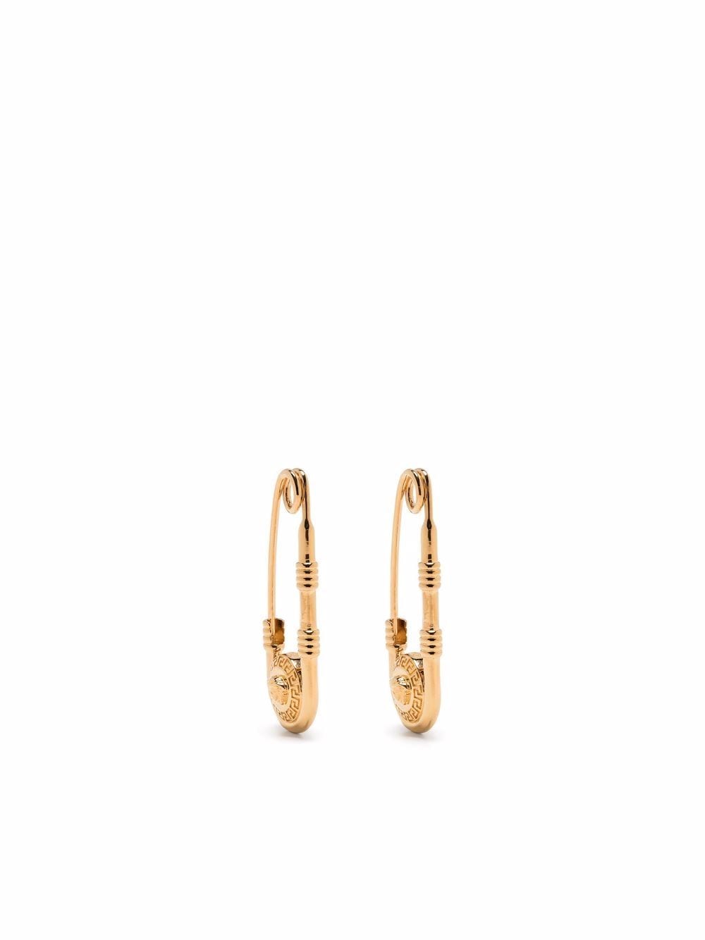 Versace VERSACE- Safety Pin Drop Earrings