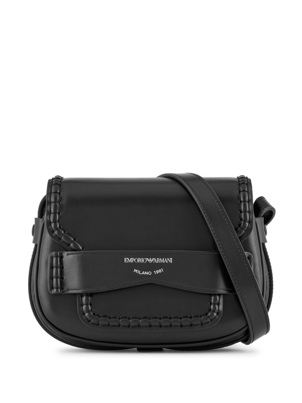 Emporio Armani EMPORIO ARMANI- Leather Crossbody Bag