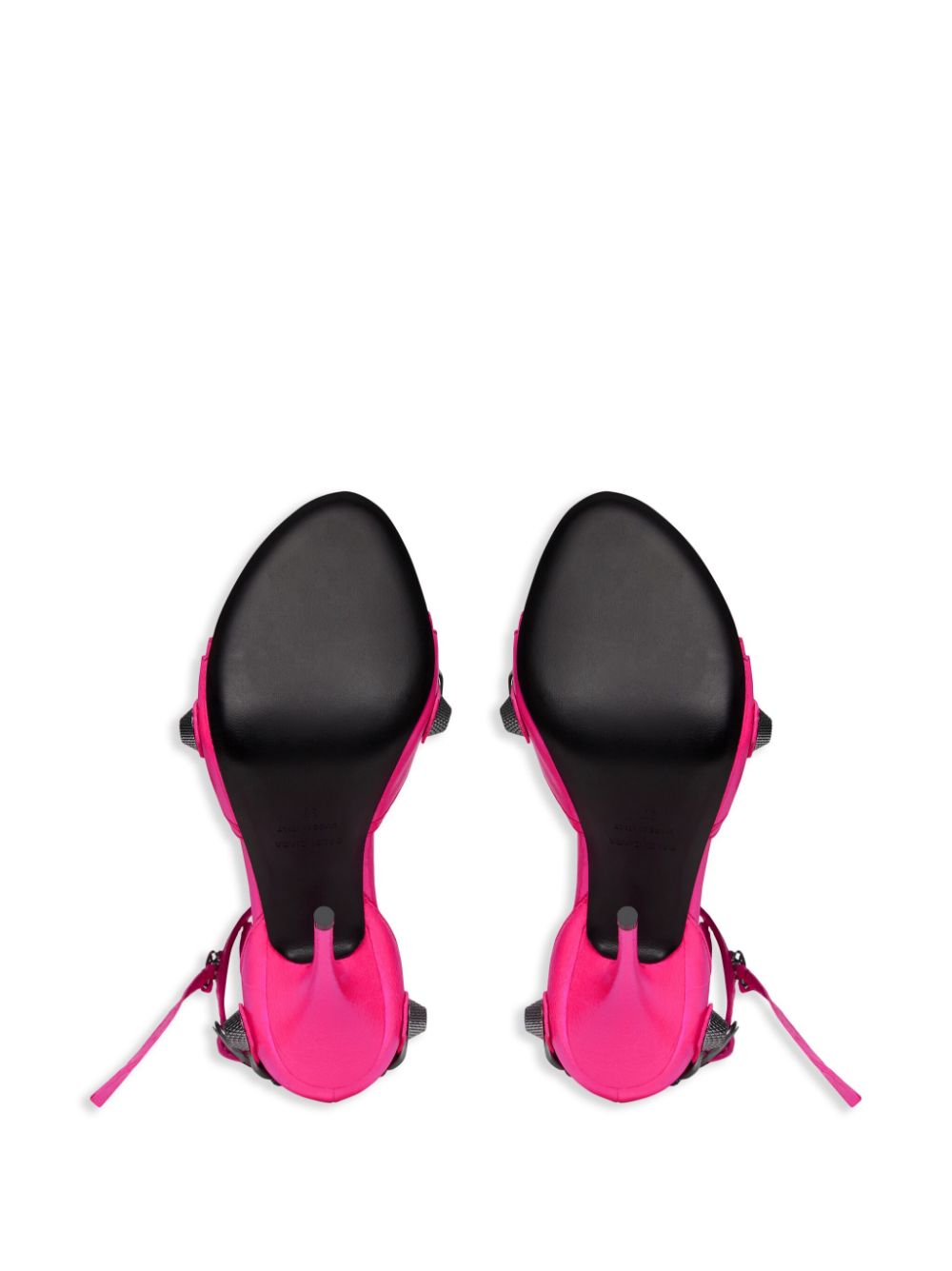 Balenciaga BALENCIAGA- Le Cagole Leather Heel Sandals