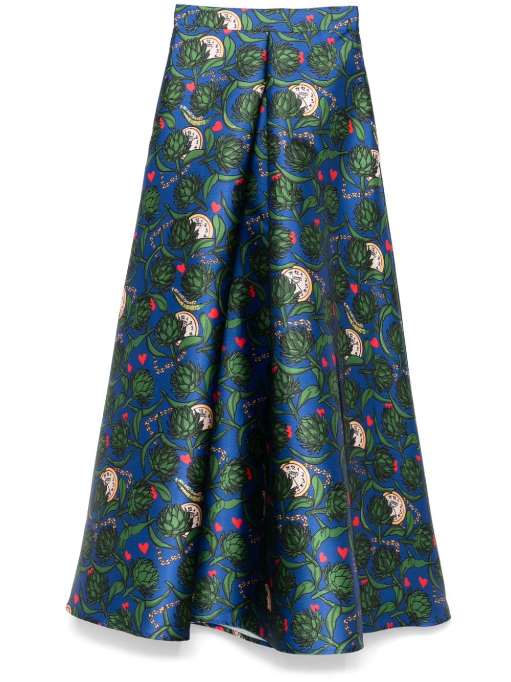 Alessandro Enriquez ALESSANDRO ENRIQUEZ- Printed Long Skirt