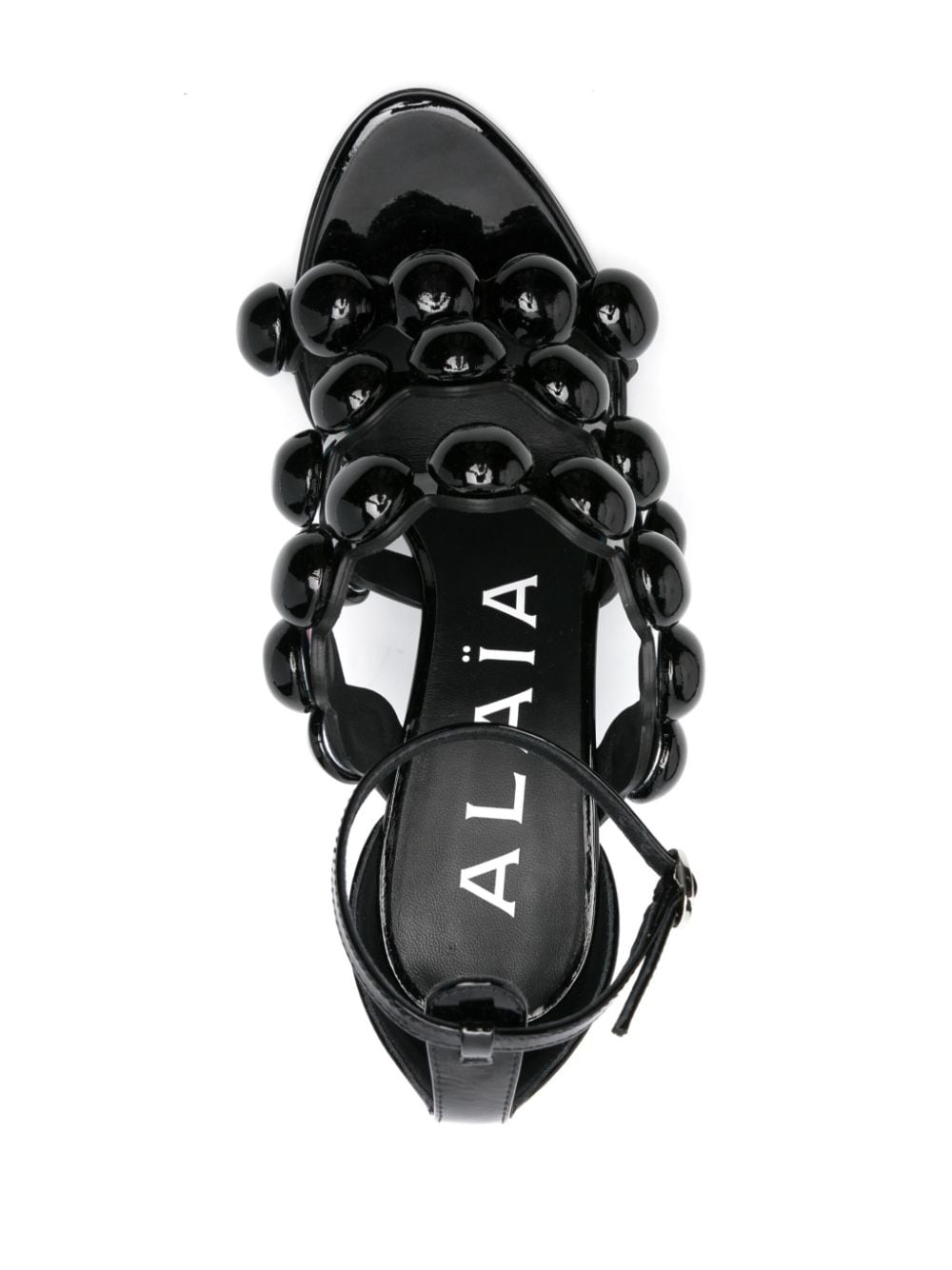 Alaïa ALAÏA- Leather Heel Sandals