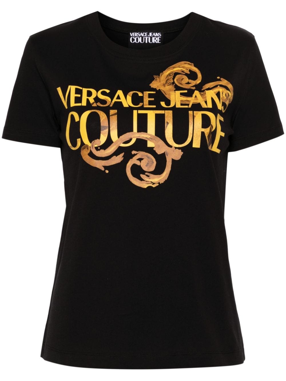 Versace Jeans Couture VERSACE JEANS COUTURE- Cotton T-shirt With Print