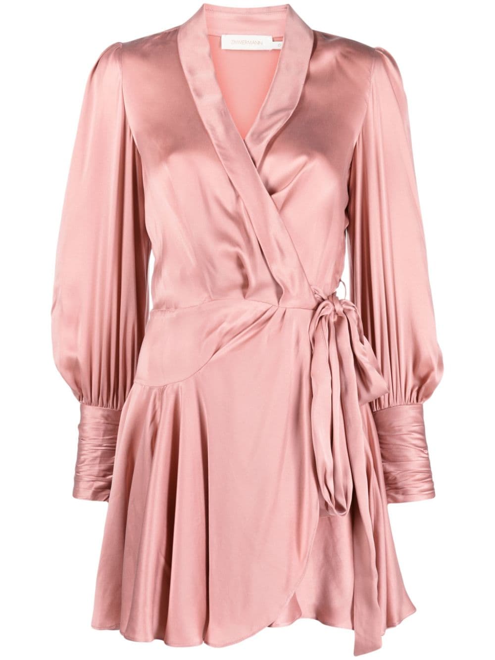 Zimmermann ZIMMERMANN- Silk Wrap Mini Dress