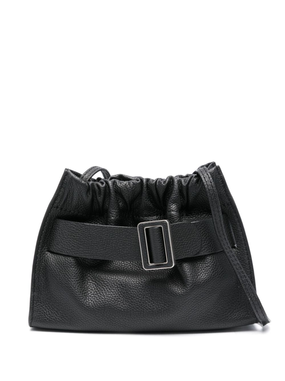 Boyy BOYY- Square Scrunchy Leather Crossbody Bag