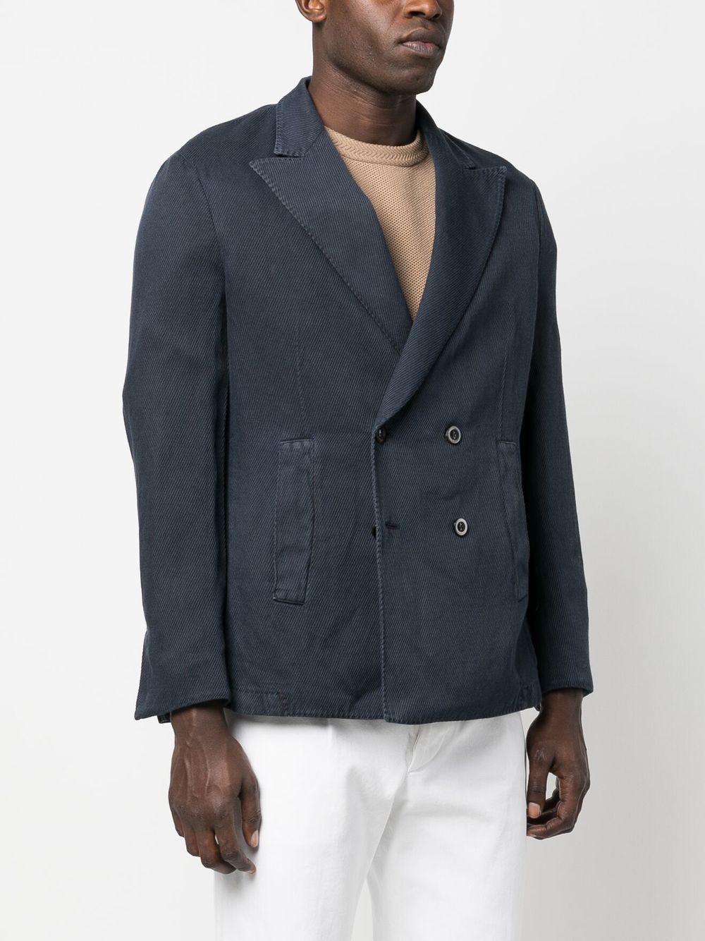 Boglioli BOGLIOLI- Cashmere Blend Double-breasted Jacket