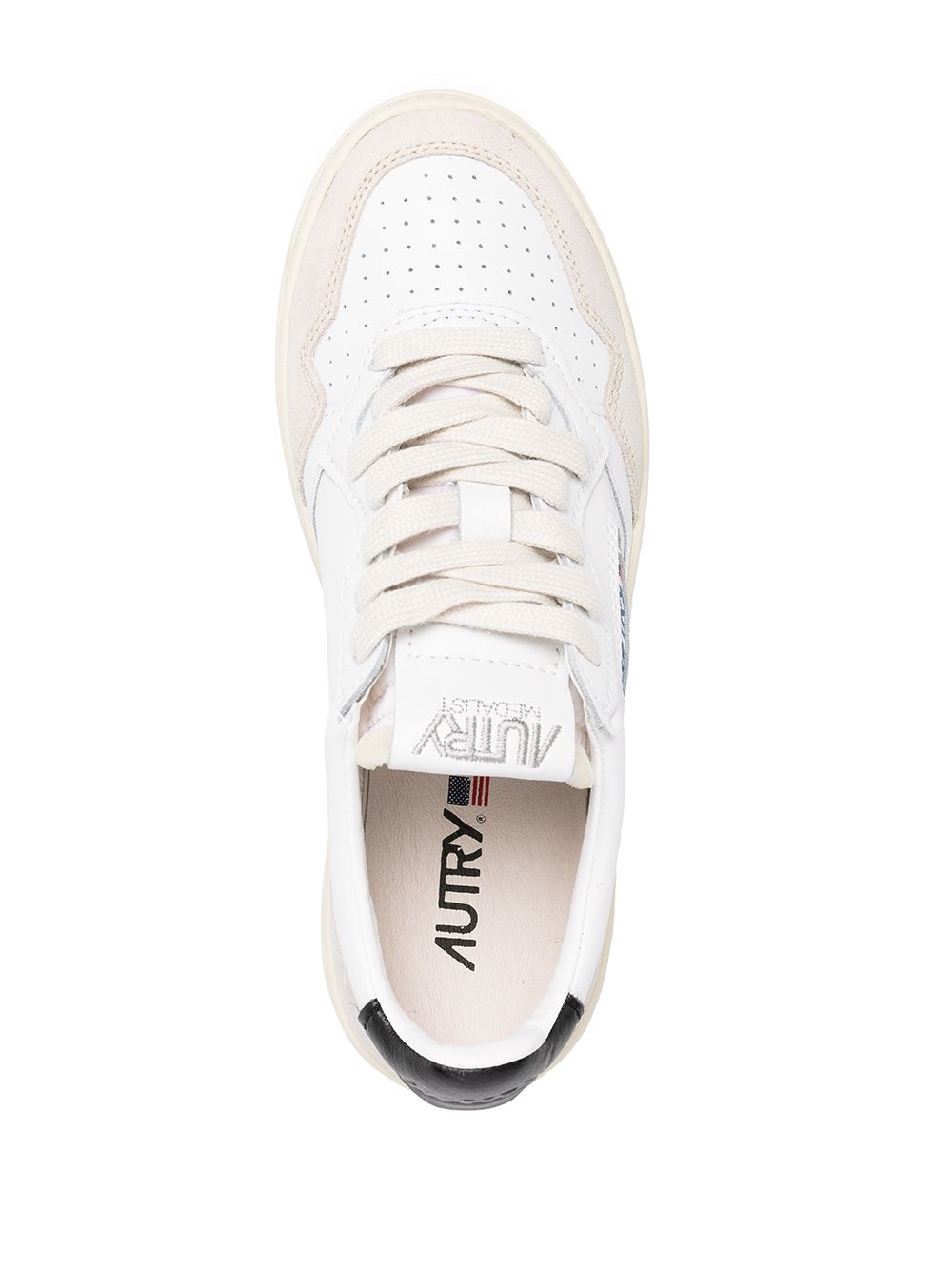 AUTRY AUTRY- Medalist Low Leather And Suede Sneakers