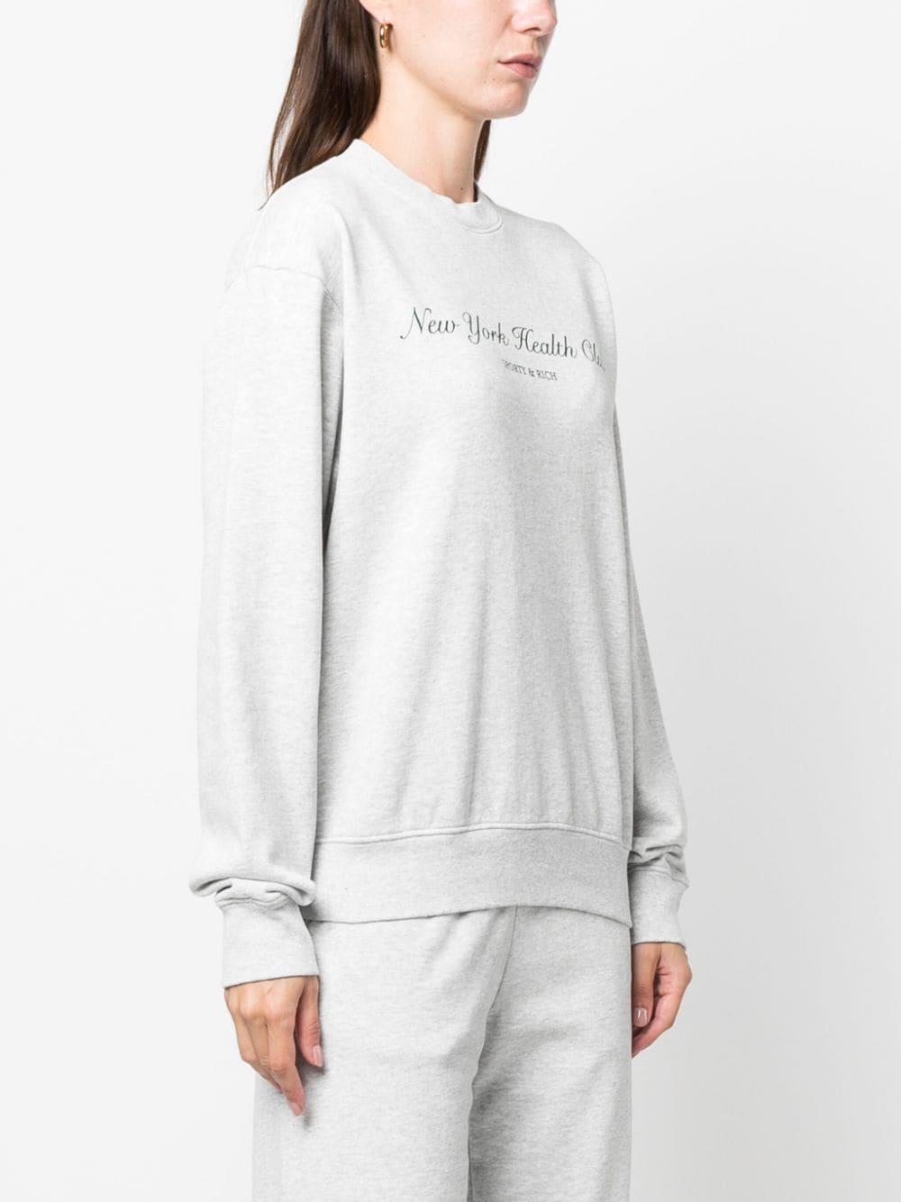 Sporty & Rich SPORTY & RICH- Ny Health Club Cotton Sweatshirt