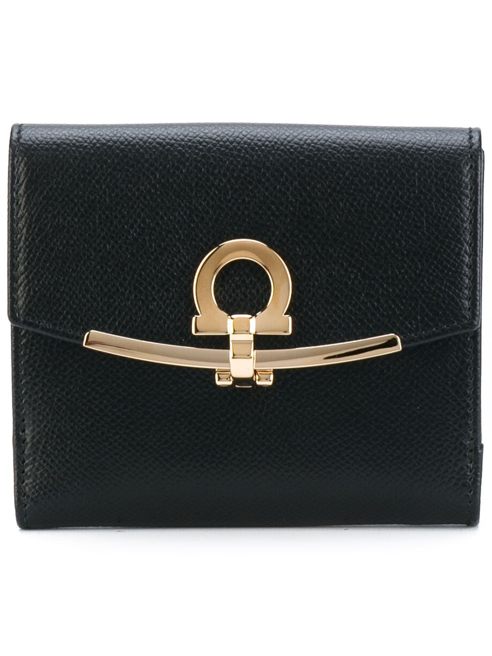 Ferragamo FERRAGAMO- Gancino Leather Wallet