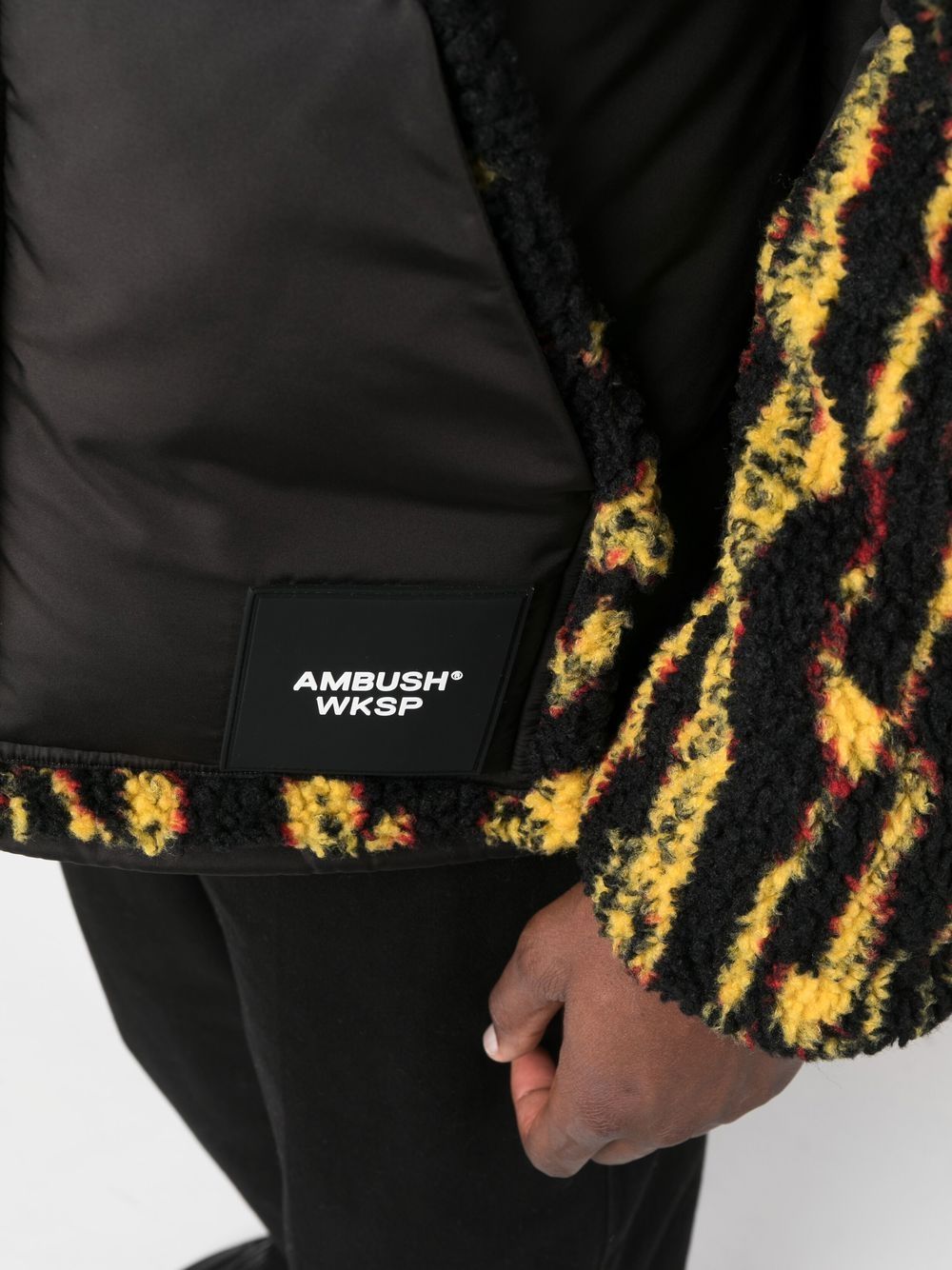 AMBUSH AMBUSH- Teddy-effect Padded Jacket