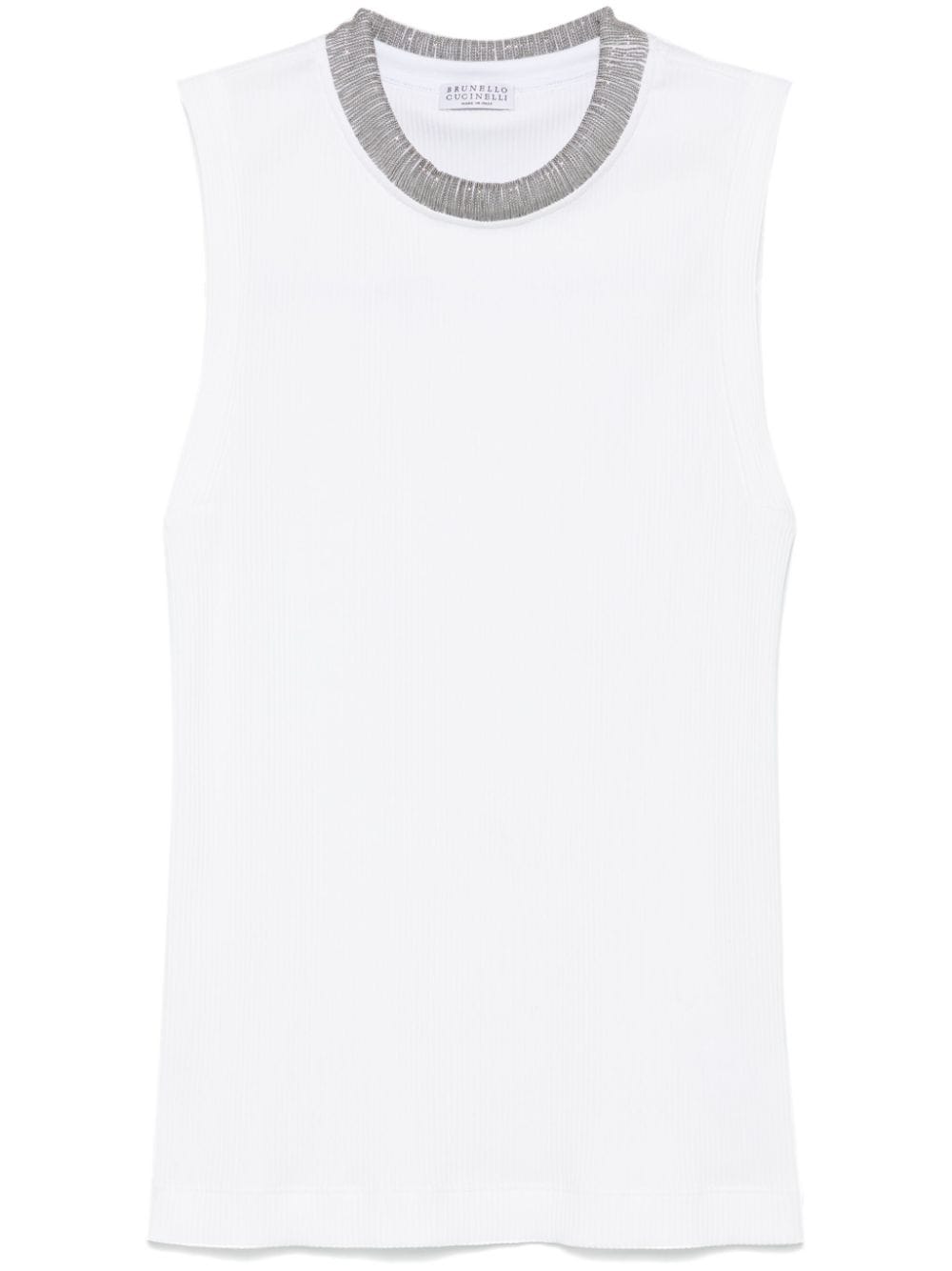 Brunello Cucinelli BRUNELLO CUCINELLI- Cotton Tank Top