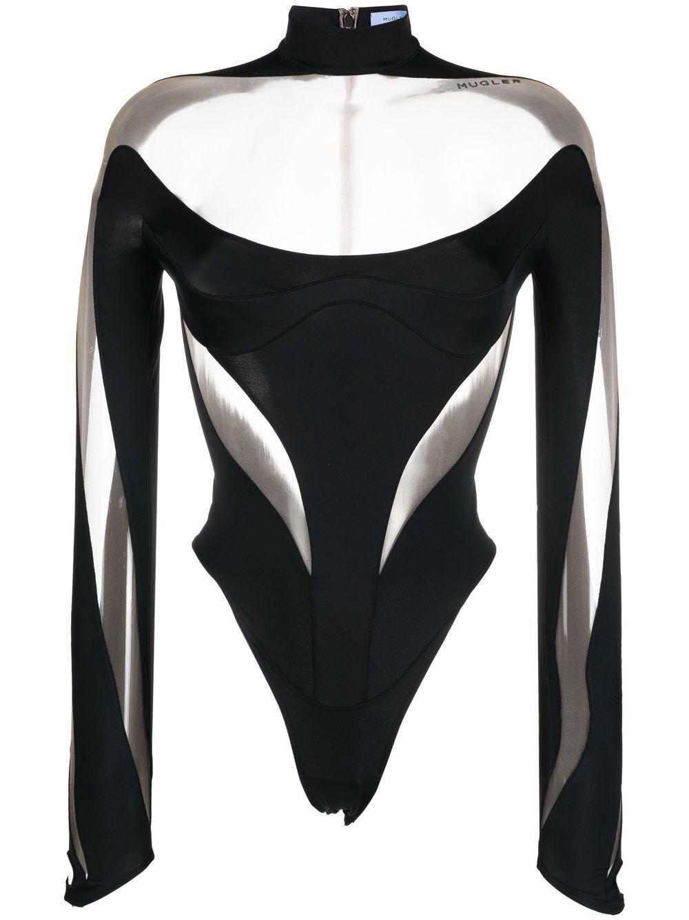 Mugler MUGLER- Eco Sport Lycra Bodysuit