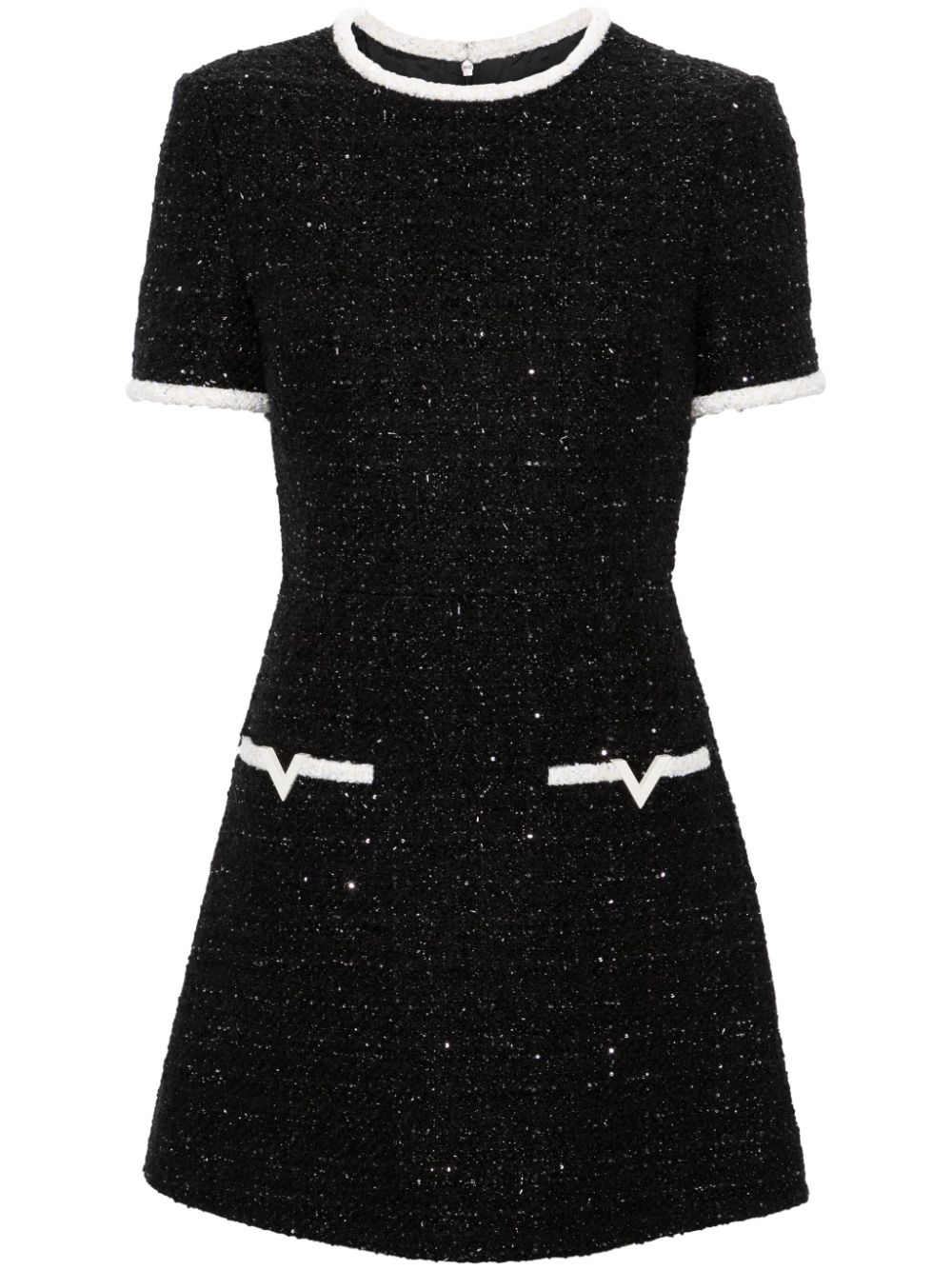 Valentino VALENTINO- Tweed Mini Dress
