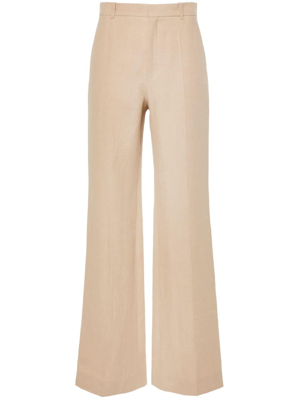 Chloé CHLOÉ- Linen Flared Trousers
