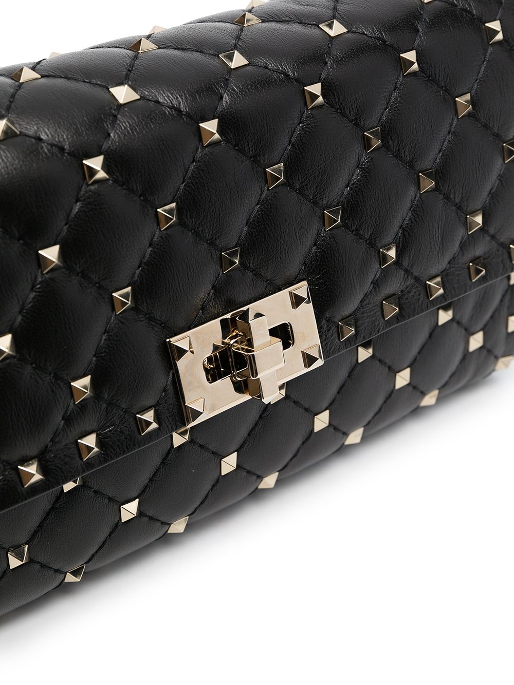 VALENTINO GARAVANI VALENTINO GARAVANI- Rockstud Spike Leather Shoulder Bag