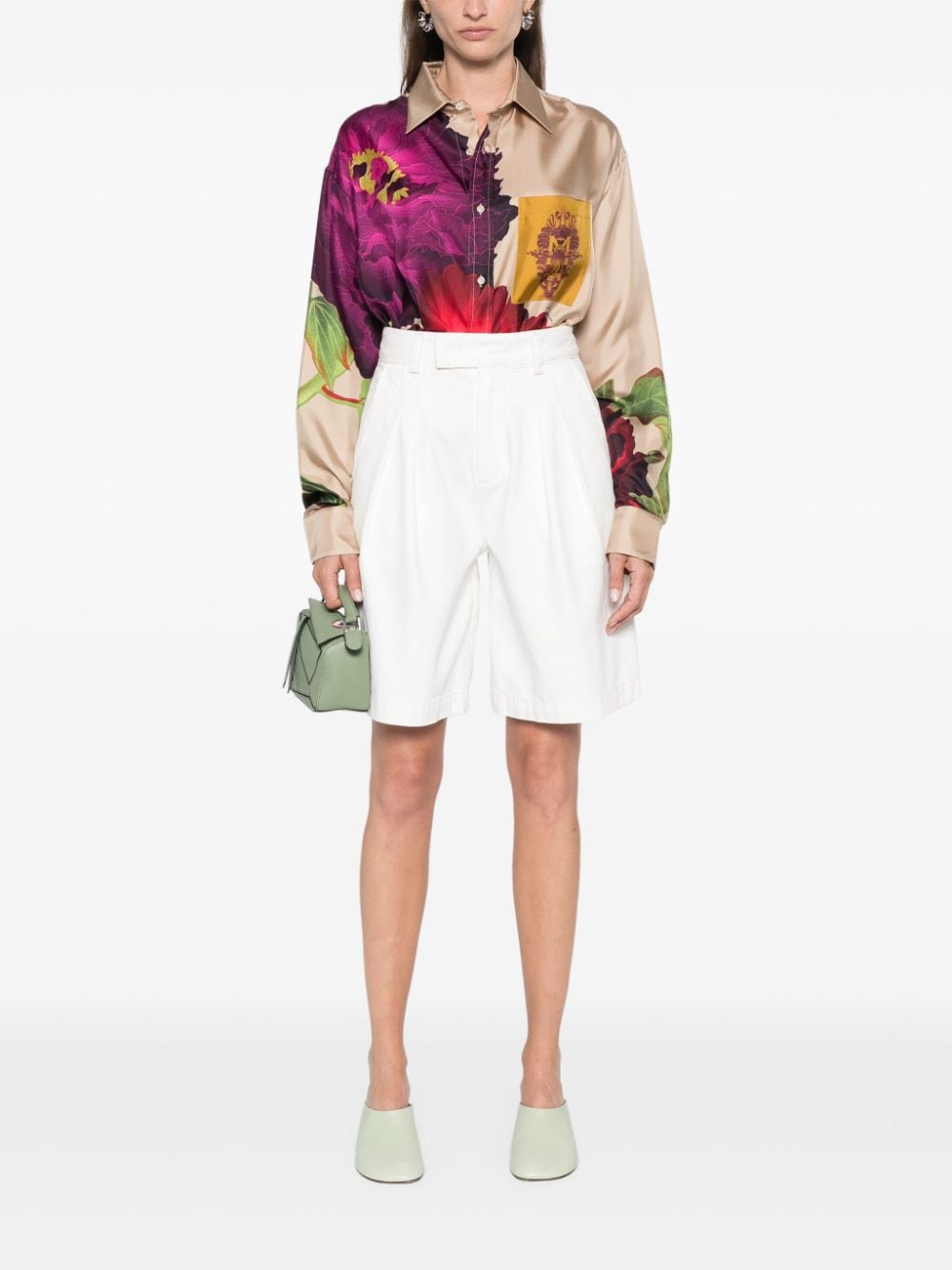 Pierre-Louis Mascia PIERRE-LOUIS MASCIA- Printed Silk Shirt