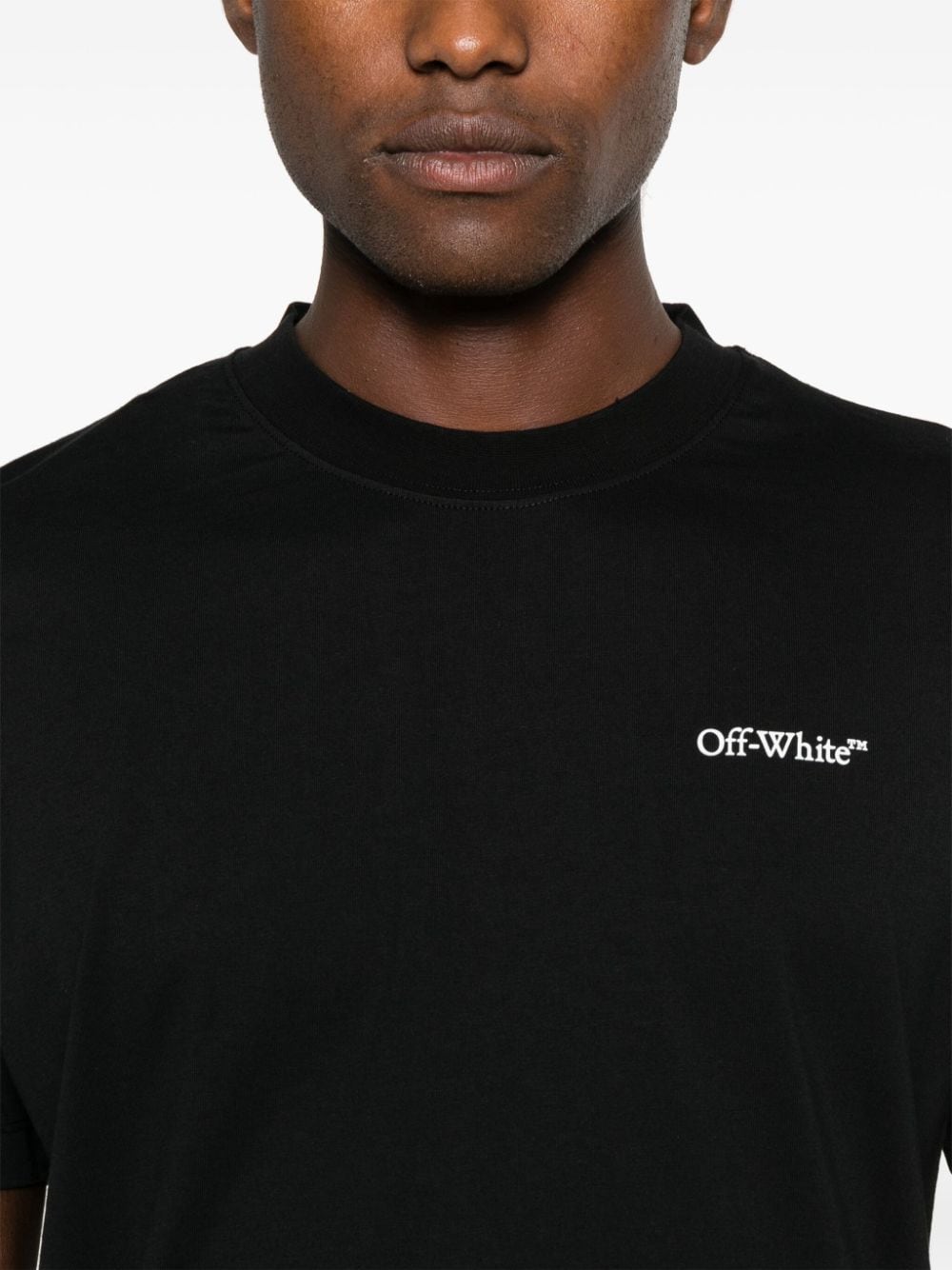 OFF-WHITE OFF-WHITE- Windy Arrow Cotton T-shirt