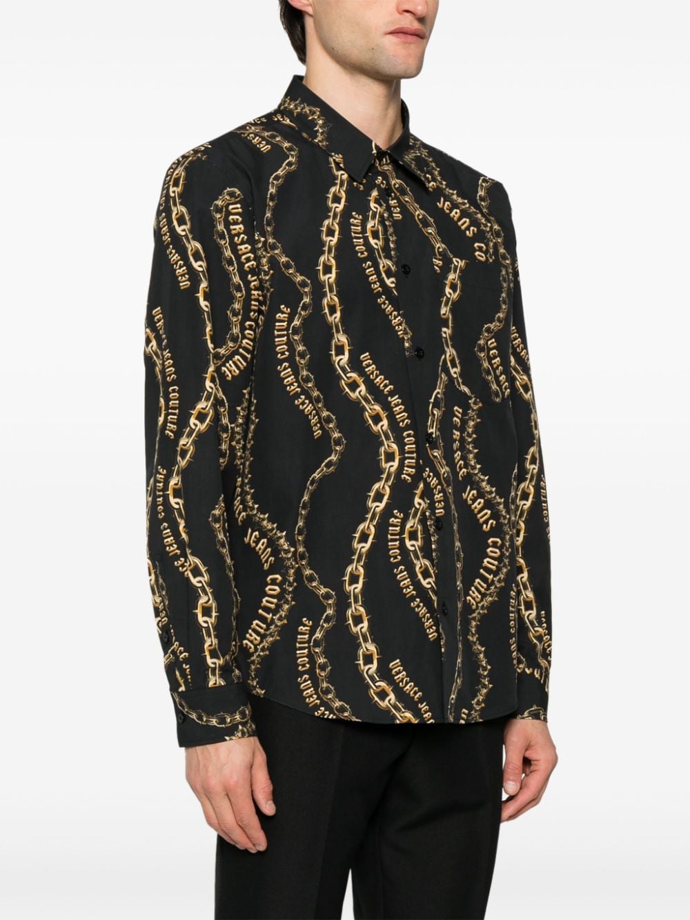 Versace Jeans Couture VERSACE JEANS COUTURE- Shirt With Print