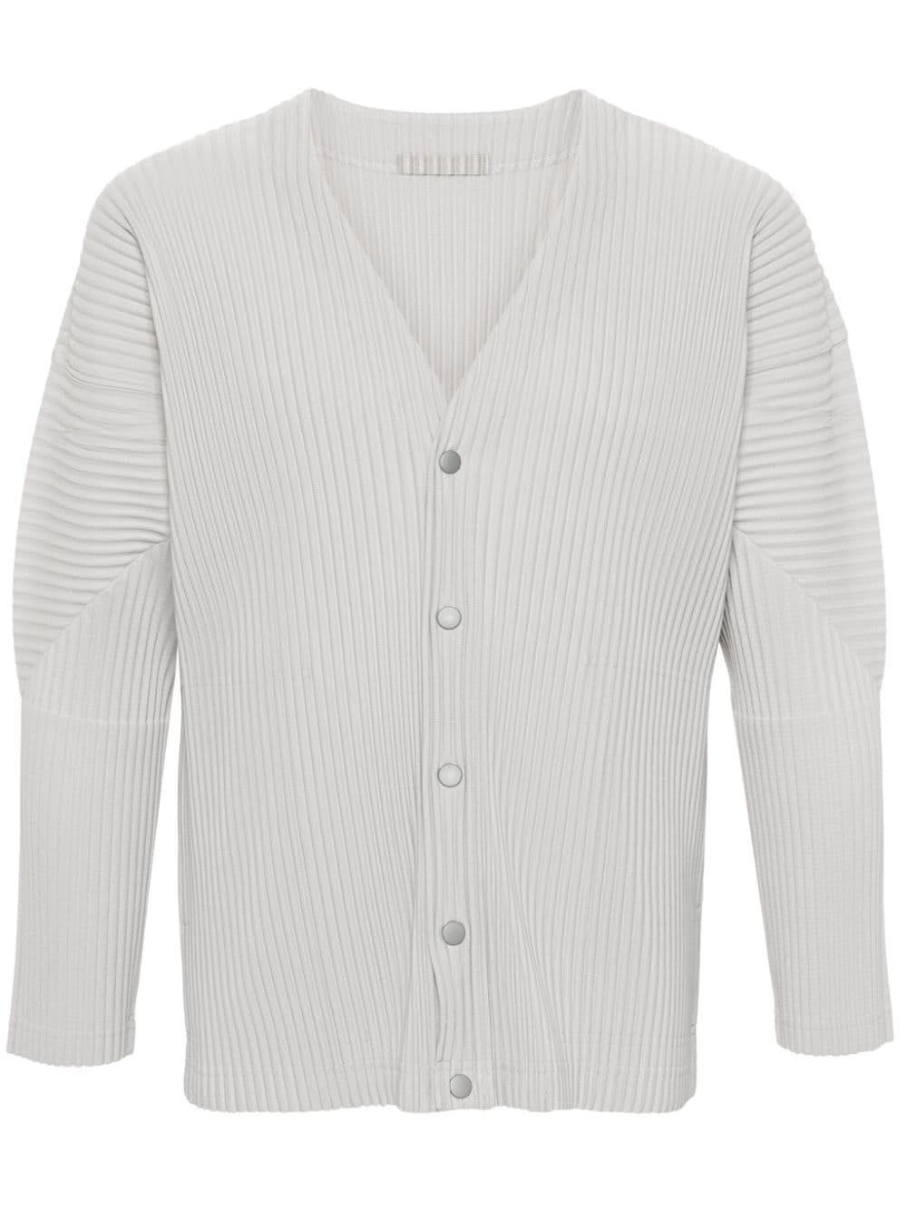  HOMME PLISSE' ISSEY MIYAKE- Pleated Cardigan