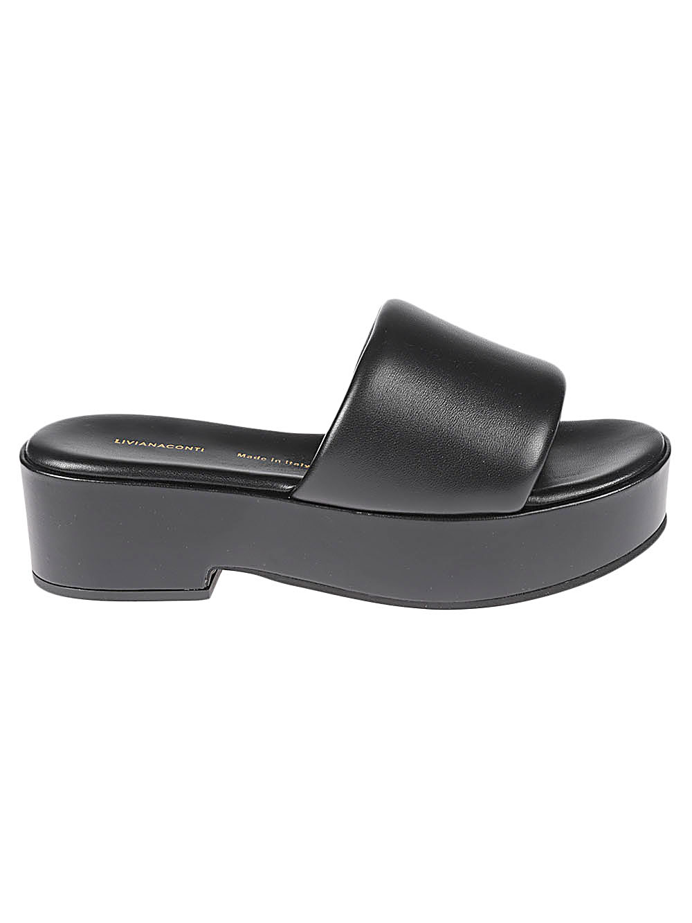 Liviana Conti LIVIANA CONTI- Leather Platform Mules