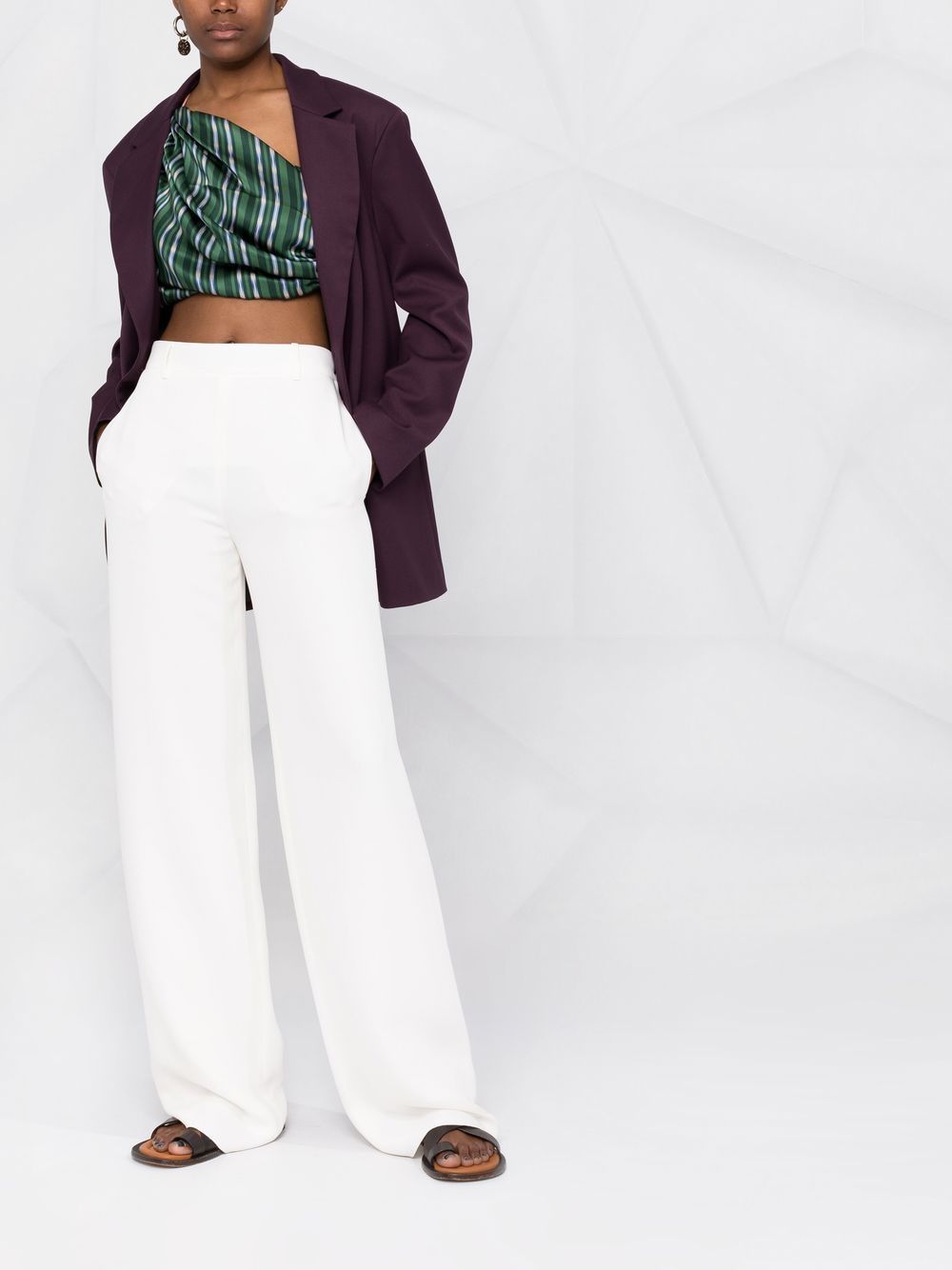 Valentino VALENTINO- Wide-leg Trousers