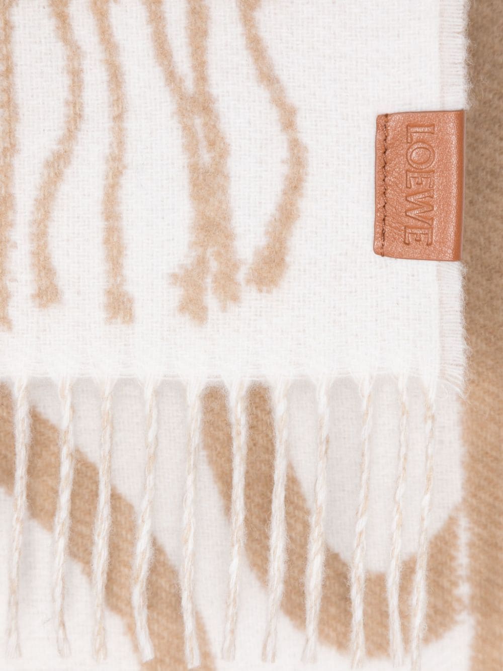 Loewe LOEWE- Anagram Wool And Cashmere Scarf