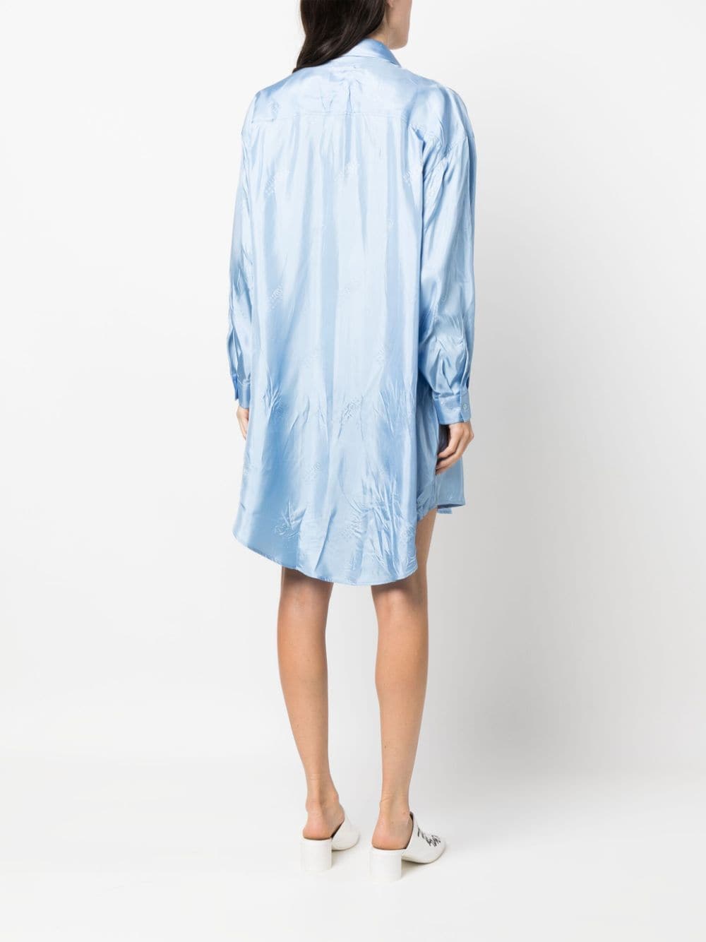 MM6 Maison Margiela MM6 MAISON MARGIELA- Satin Shirt Dress