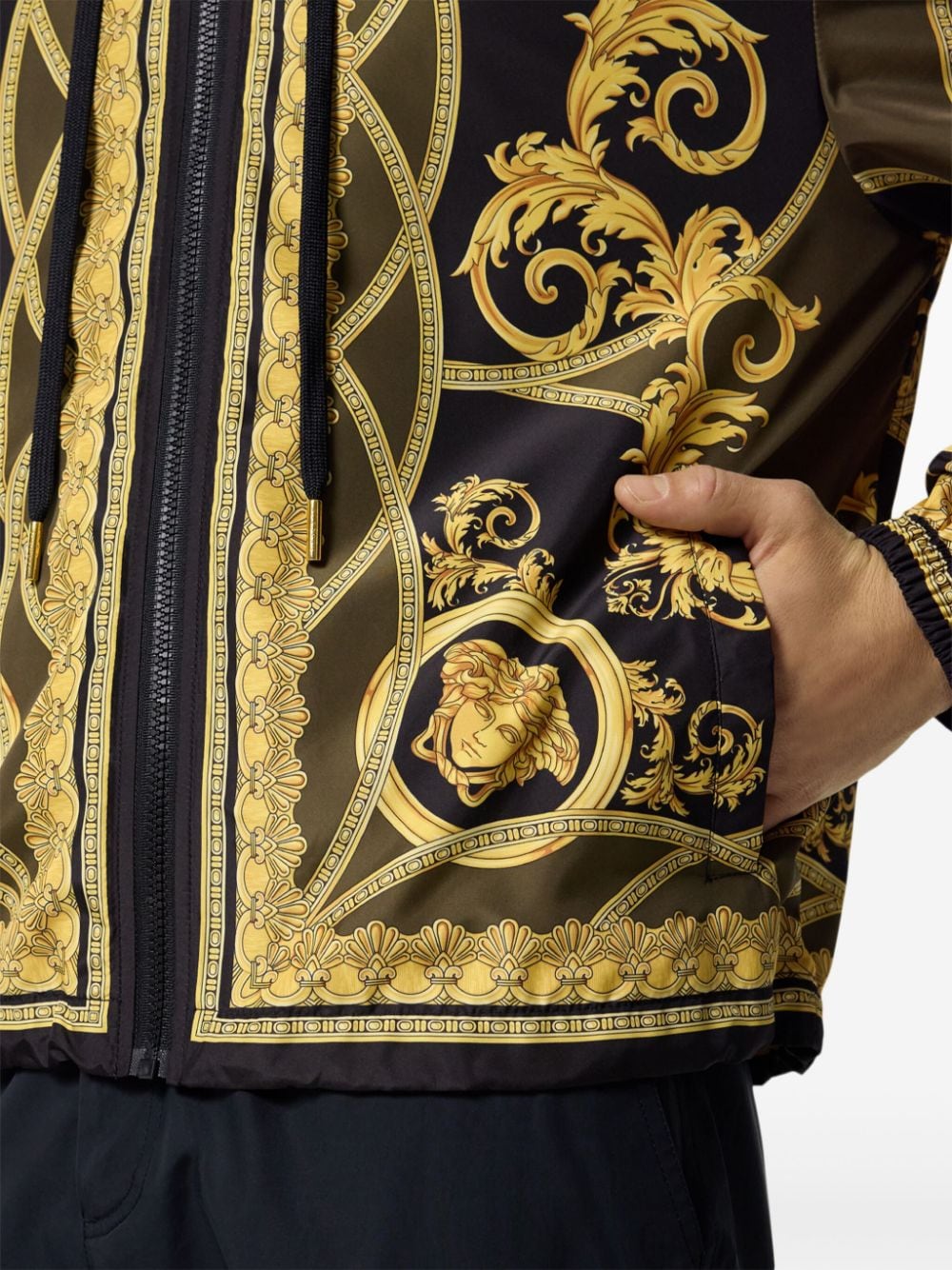 Versace VERSACE- Barocco Print Technical Fabric Blouson