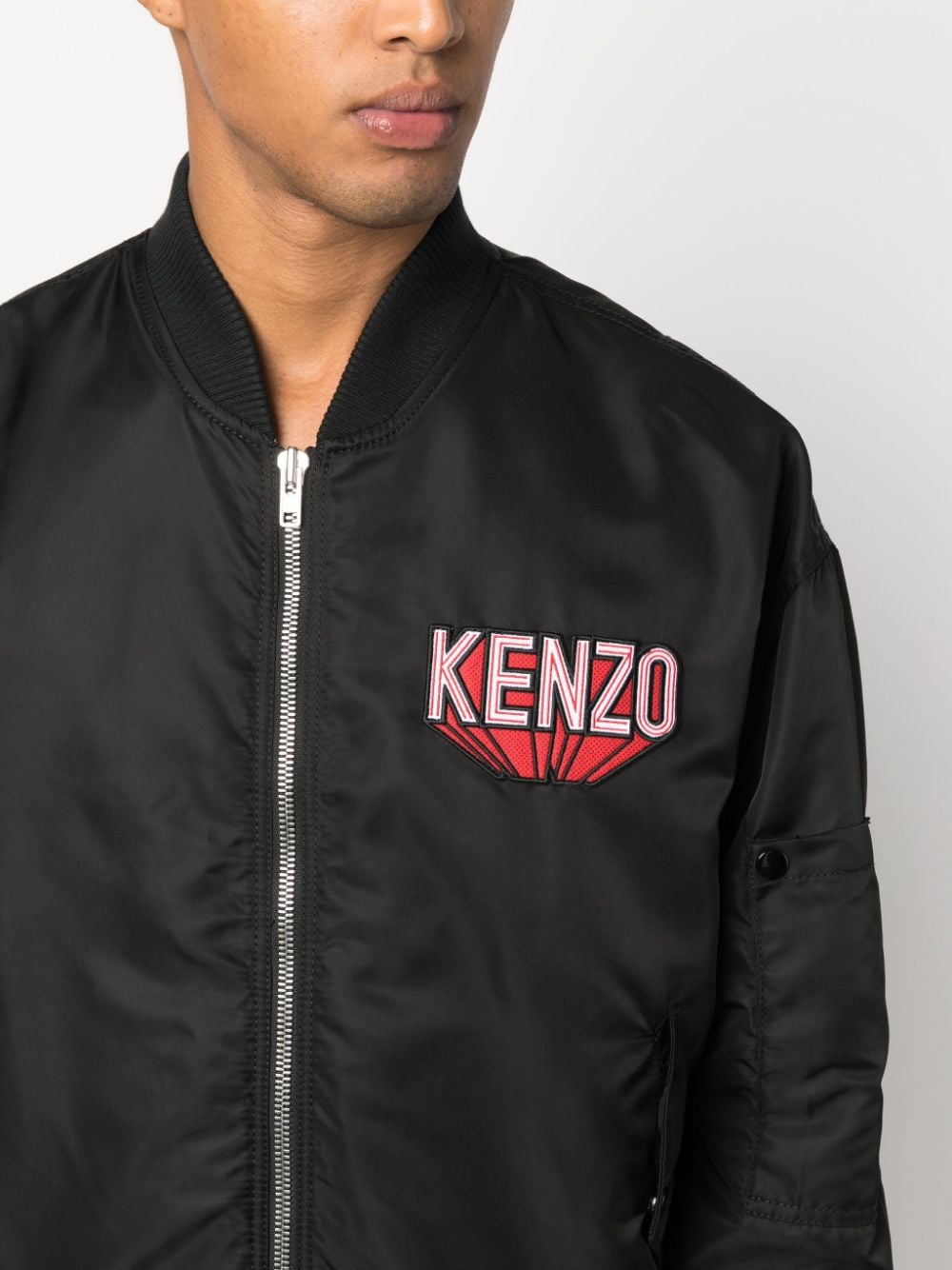 Kenzo KENZO- Kenzo 3d Nylon Bomber Jacket